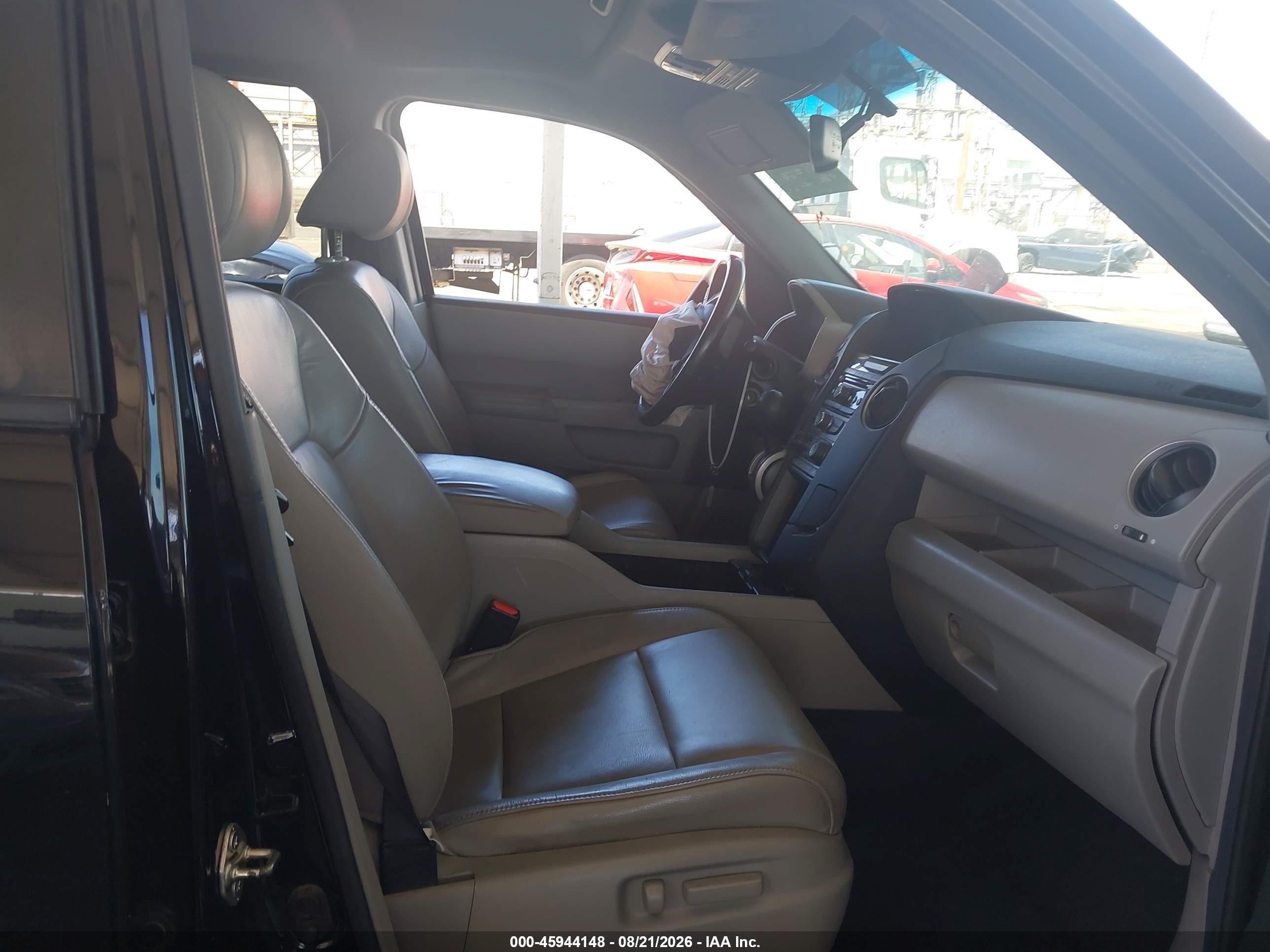 2013 Honda Pilot Ex-l Black vin: 5FNYF4H51DB075502