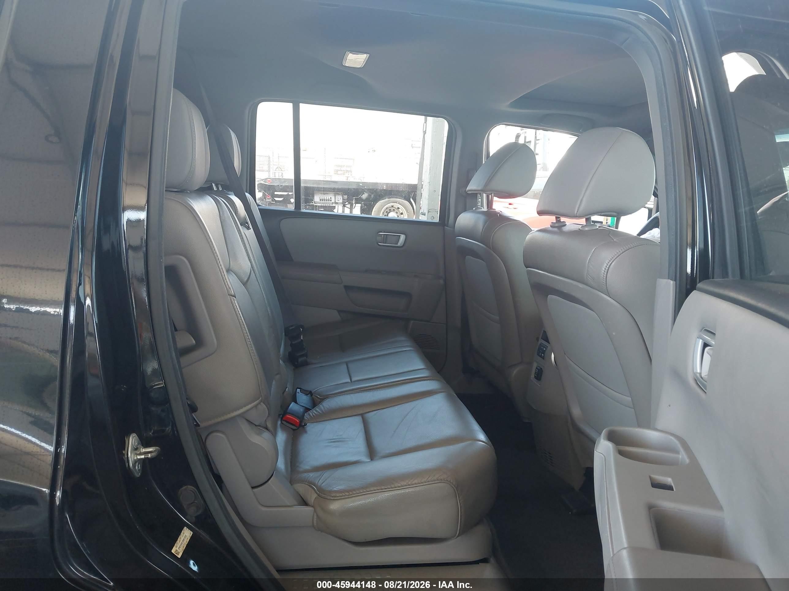 2013 Honda Pilot Ex-l Black vin: 5FNYF4H51DB075502