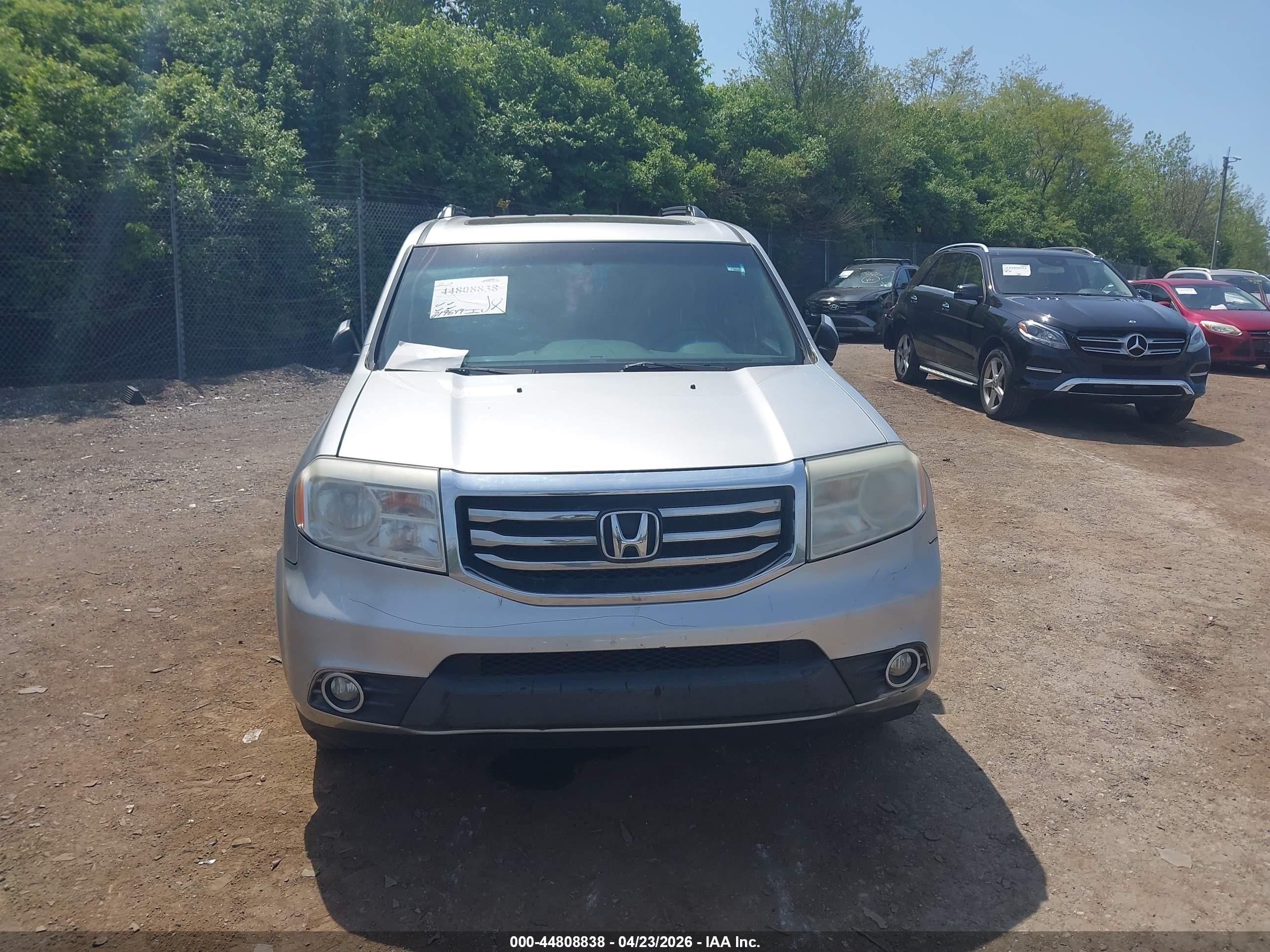 2013 Honda Pilot Ex-l Silver vin: 5FNYF4H51DB085804