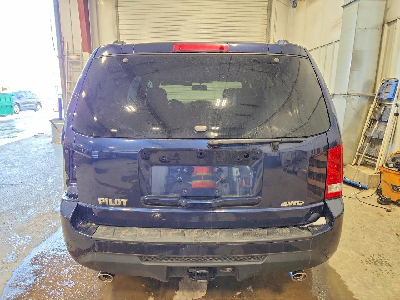 2014 Honda Pilot Exl Blue vin: 5FNYF4H51EB014958