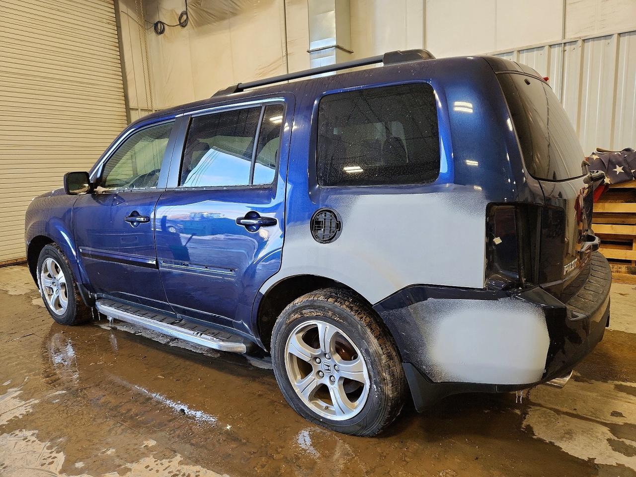 2014 Honda Pilot Exl Blue vin: 5FNYF4H51EB014958