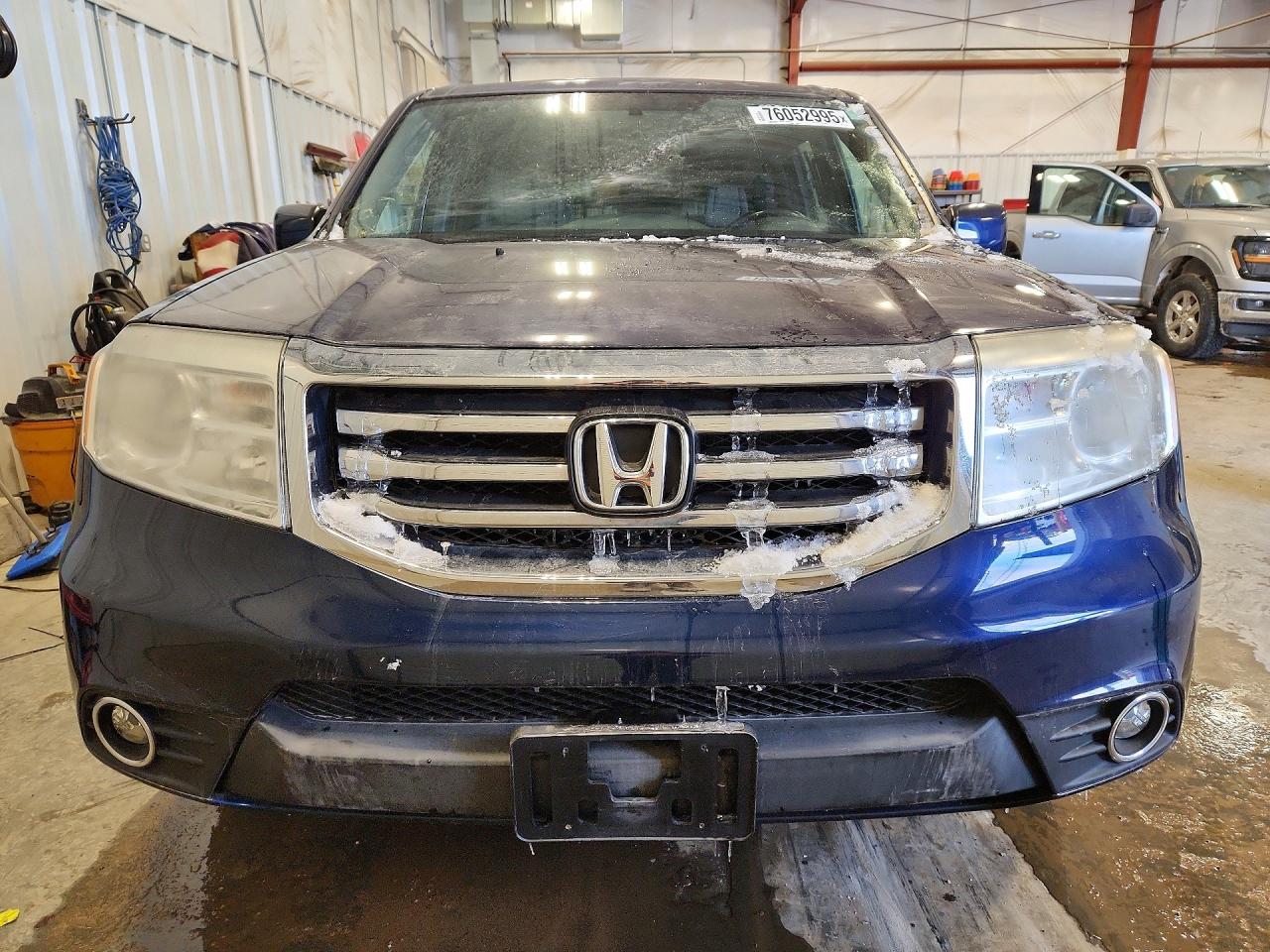 2014 Honda Pilot Exl Blue vin: 5FNYF4H51EB014958