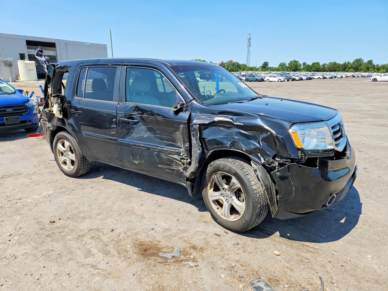 2014 Honda Pilot Exl Black vin: 5FNYF4H51EB016175
