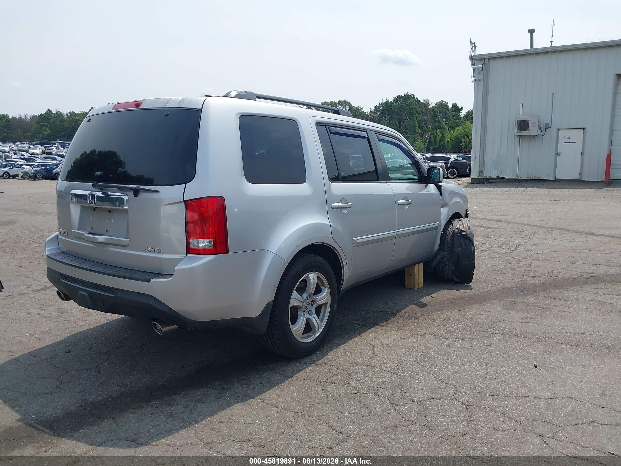 2014 Honda Pilot Ex-l Серебряный vin: 5FNYF4H51EB056885