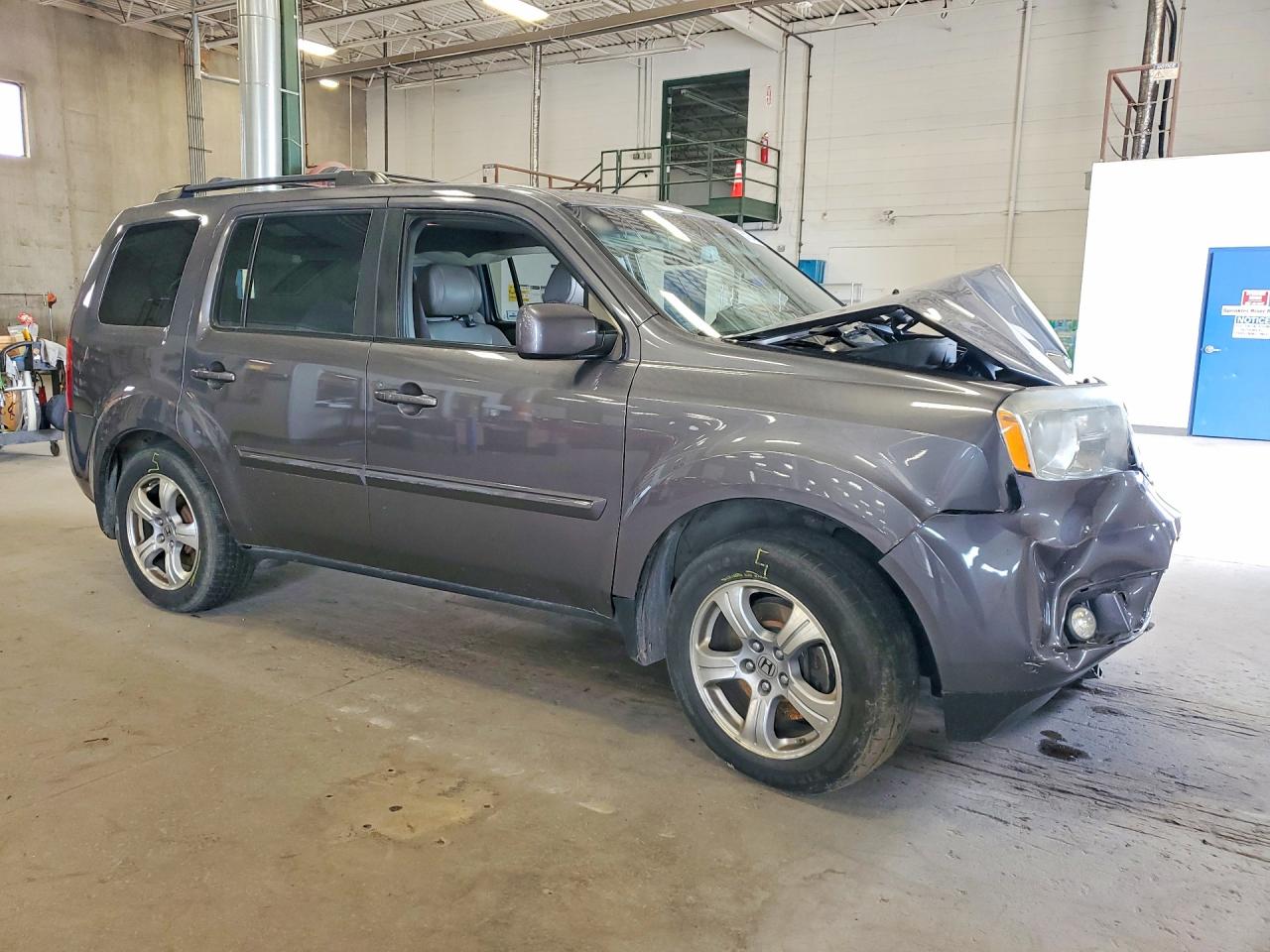 2015 Honda Pilot Exl Gray vin: 5FNYF4H51FB021314