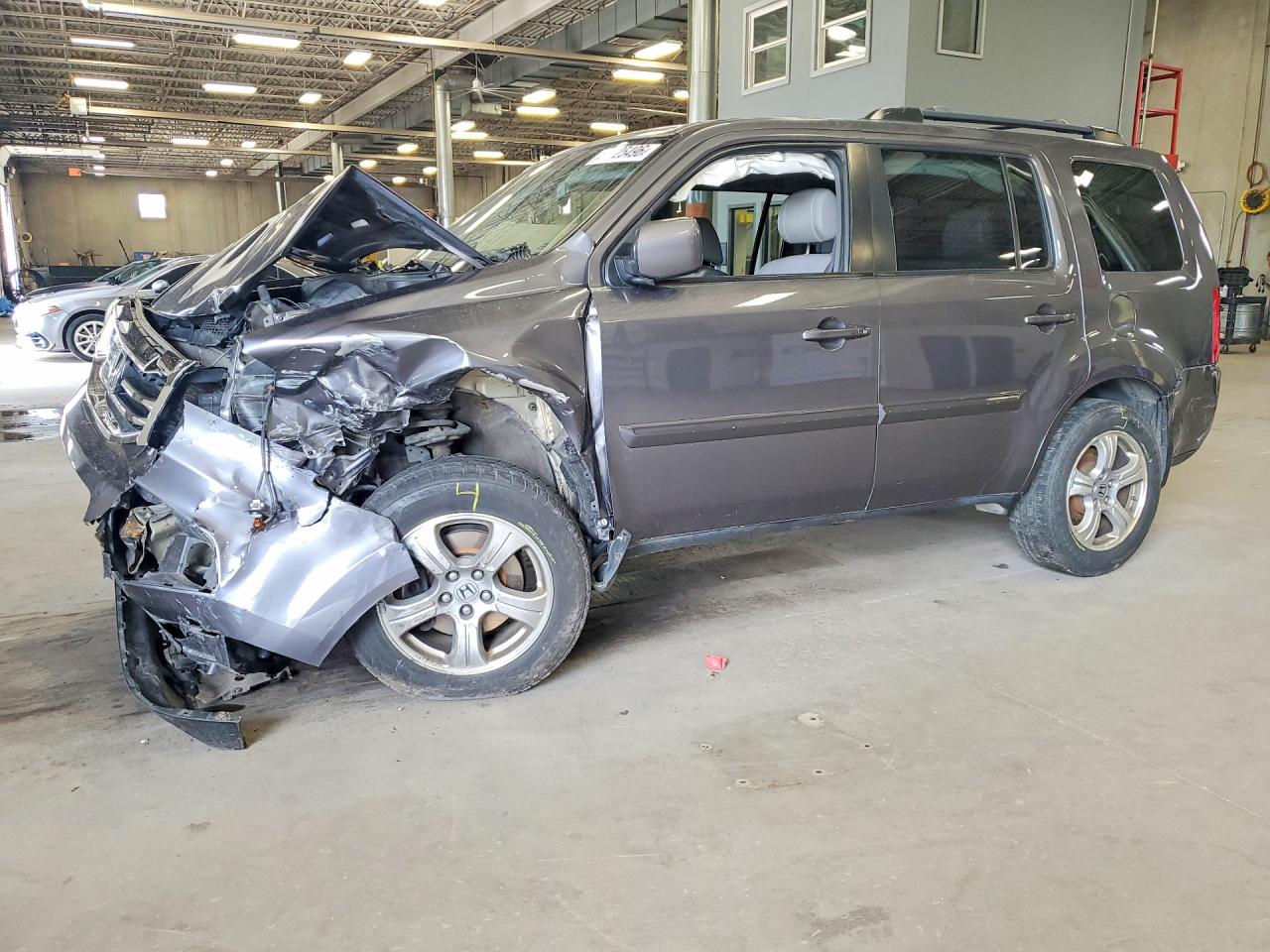 2015 Honda Pilot Exl Gray vin: 5FNYF4H51FB021314