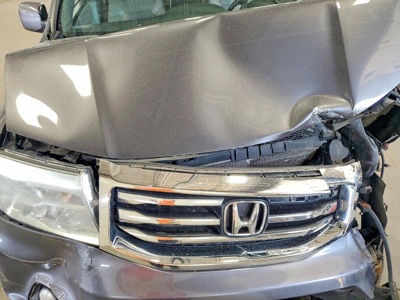 2015 Honda Pilot Exl Gray vin: 5FNYF4H51FB021314