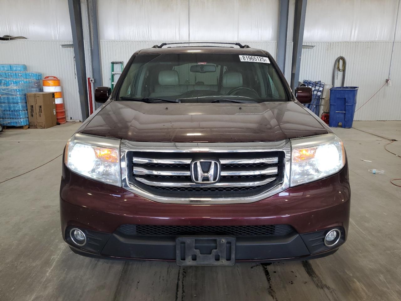 2015 Honda Pilot Exl Темно-бордовый vin: 5FNYF4H51FB034757