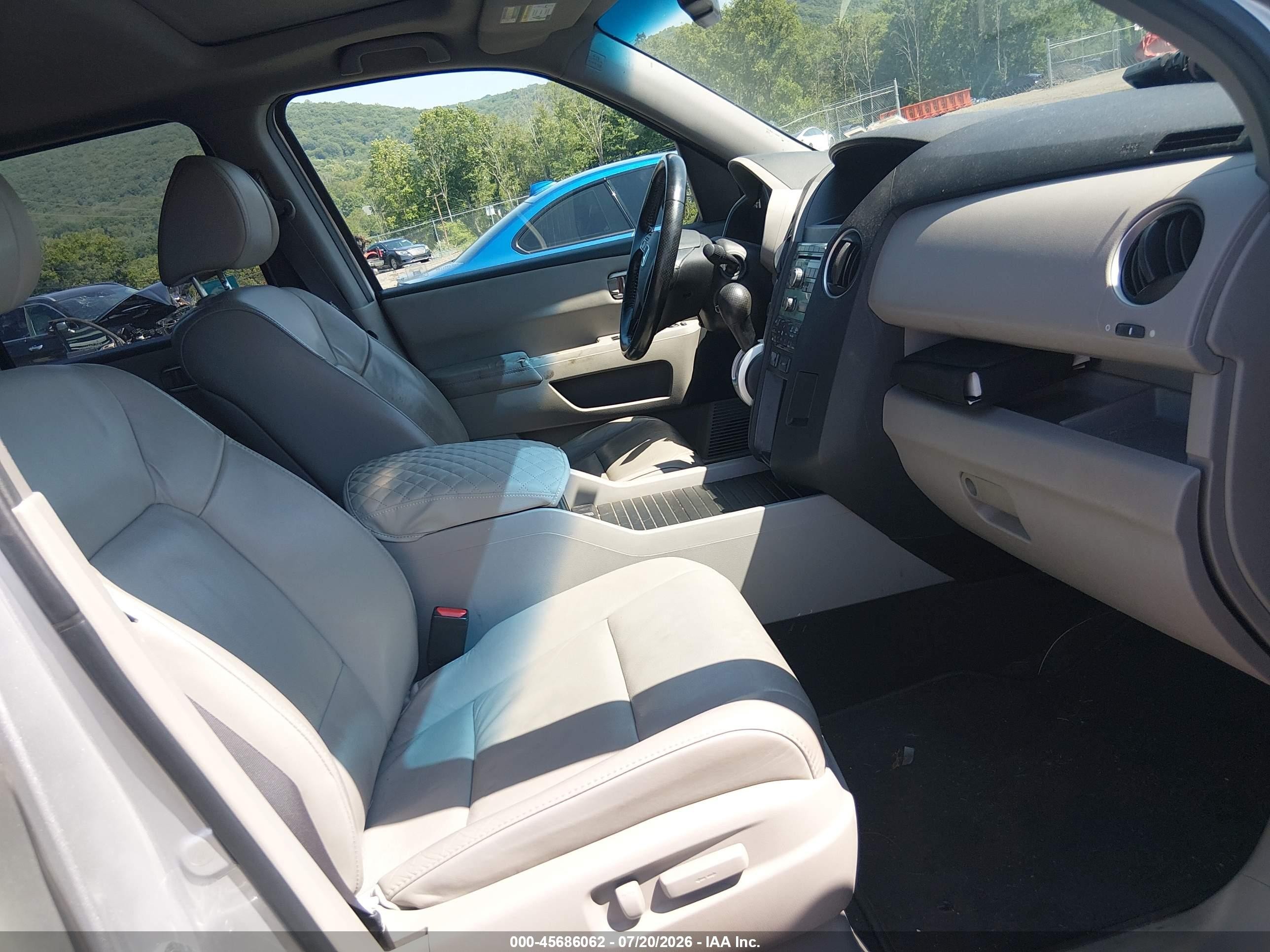 2010 Honda Pilot Ex-l Silver vin: 5FNYF4H52AB037000