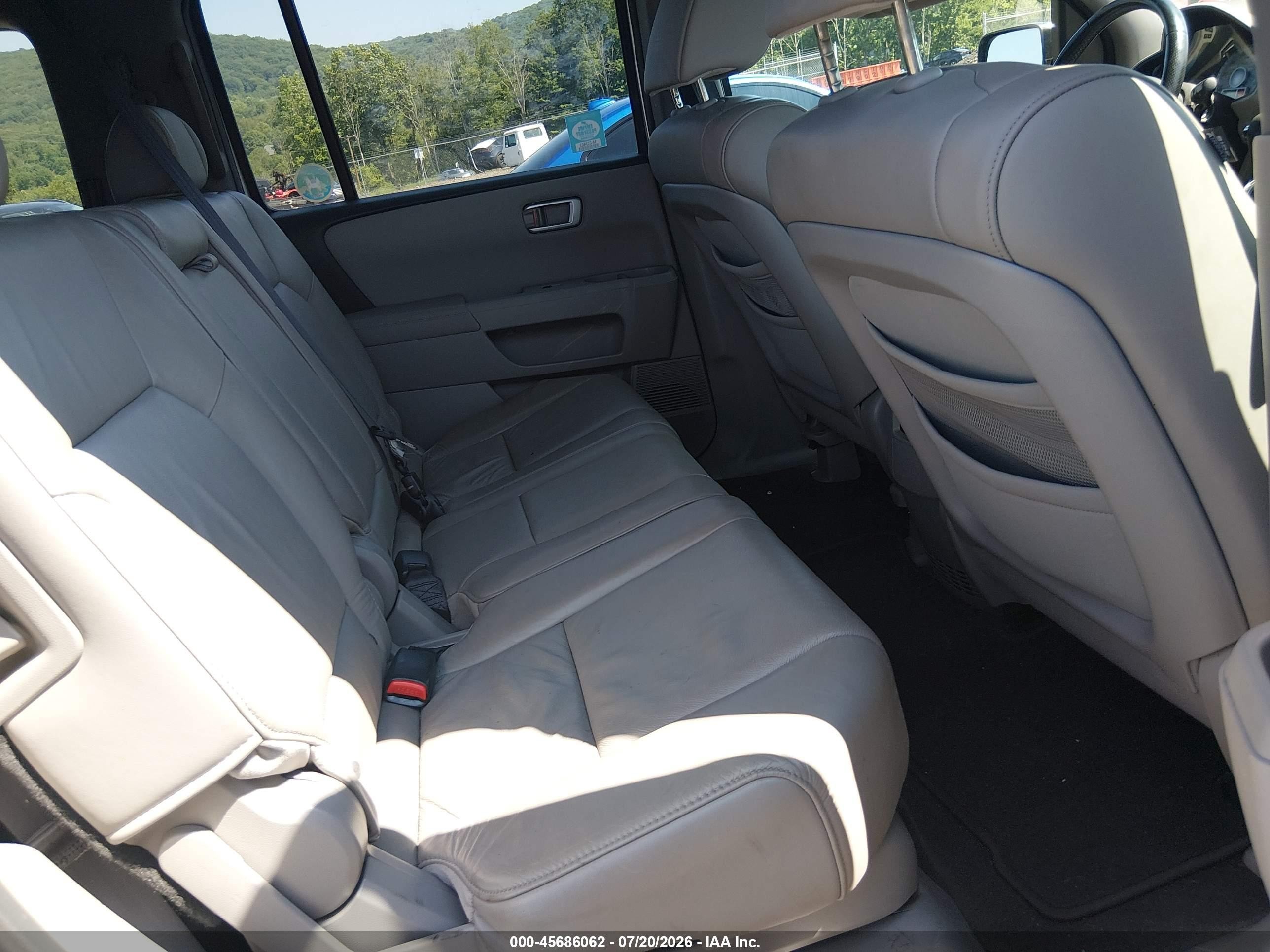 2010 Honda Pilot Ex-l Silver vin: 5FNYF4H52AB037000