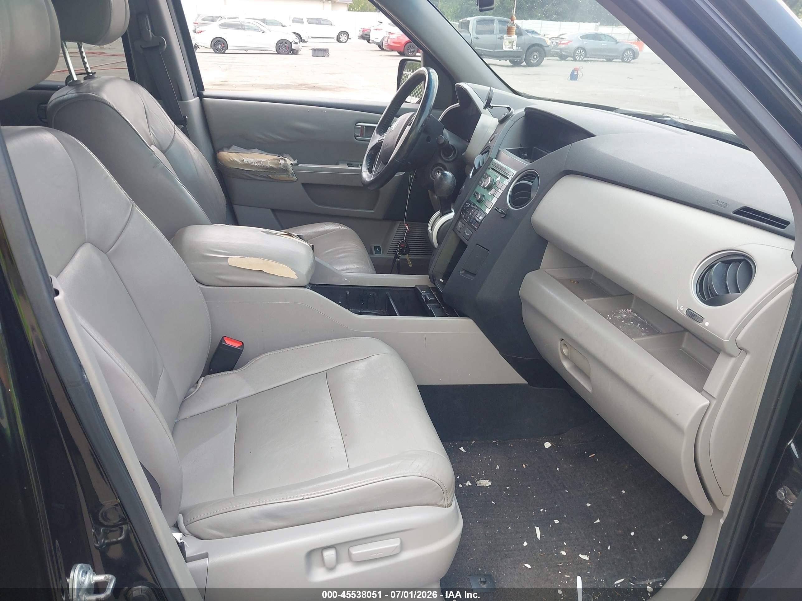 2011 Honda Pilot Ex-l Black vin: 5FNYF4H52BB024992