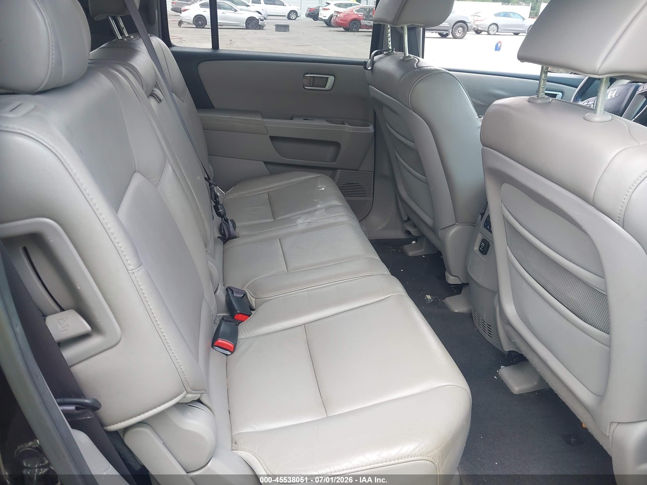 2011 Honda Pilot Ex-l Black vin: 5FNYF4H52BB024992
