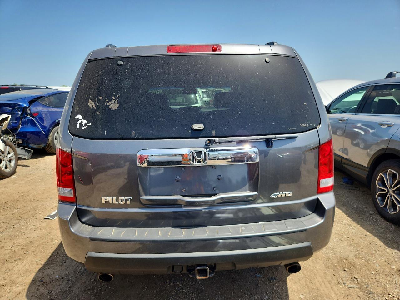 2011 Honda Pilot Exl Gray vin: 5FNYF4H52BB036219