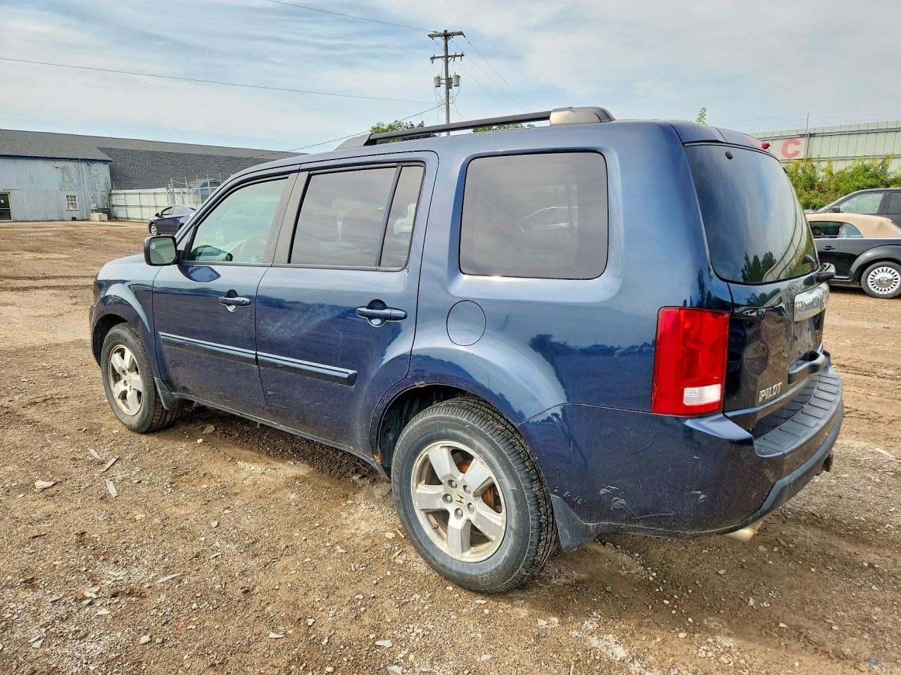 2011 Honda Pilot Exl Синий vin: 5FNYF4H52BB049200