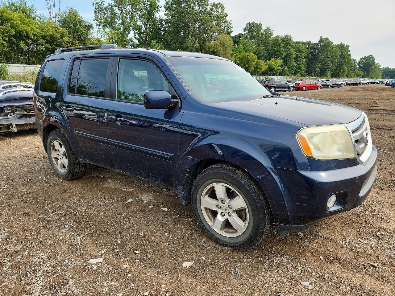 2011 Honda Pilot Exl Синий vin: 5FNYF4H52BB049200