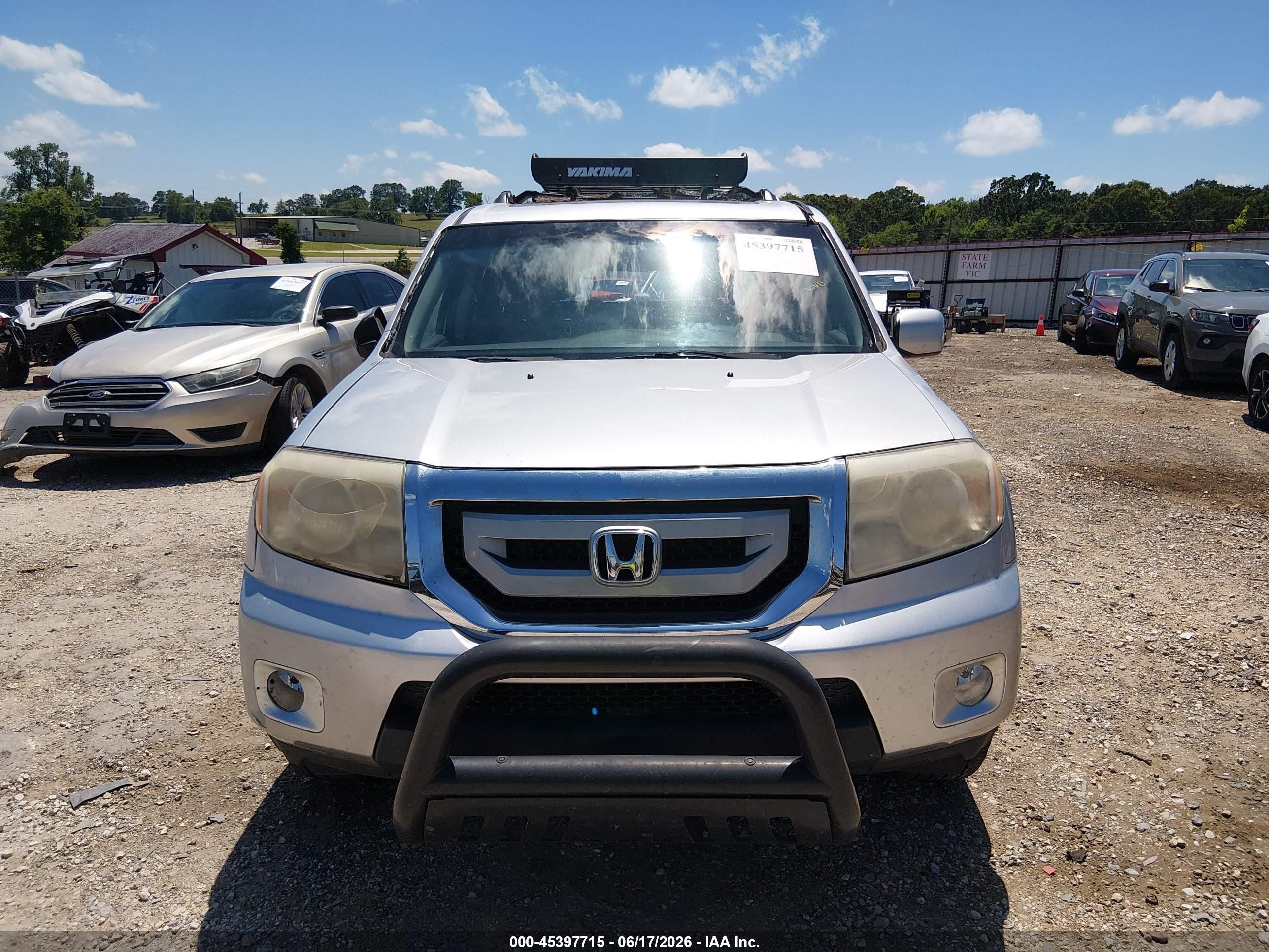 2011 Honda Pilot Ex-l Silver vin: 5FNYF4H52BB079930