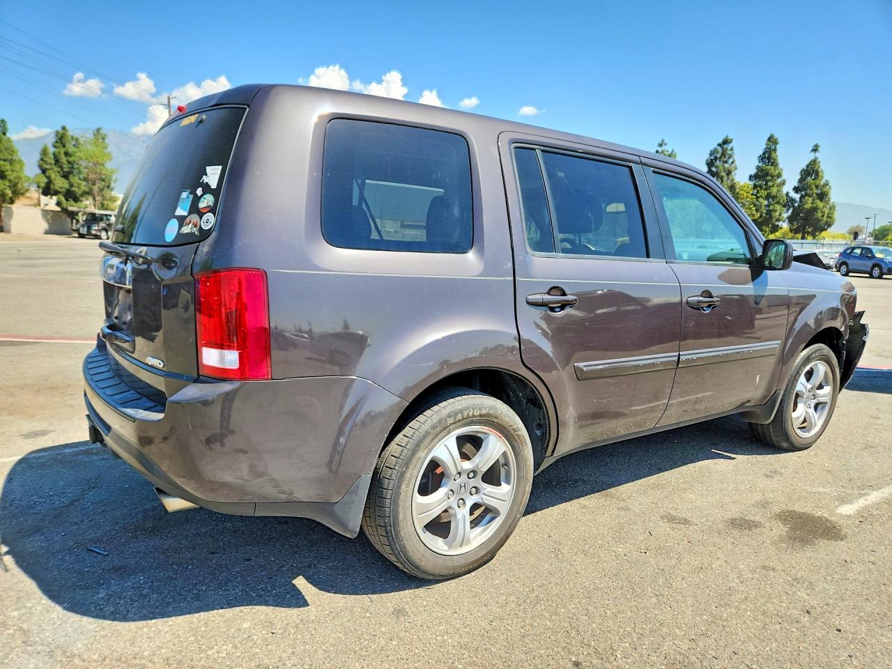 2012 Honda Pilot Exl Фиолетовый vin: 5FNYF4H52CB010690