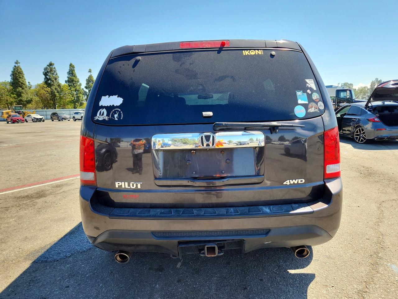 2012 Honda Pilot Exl Фиолетовый vin: 5FNYF4H52CB010690