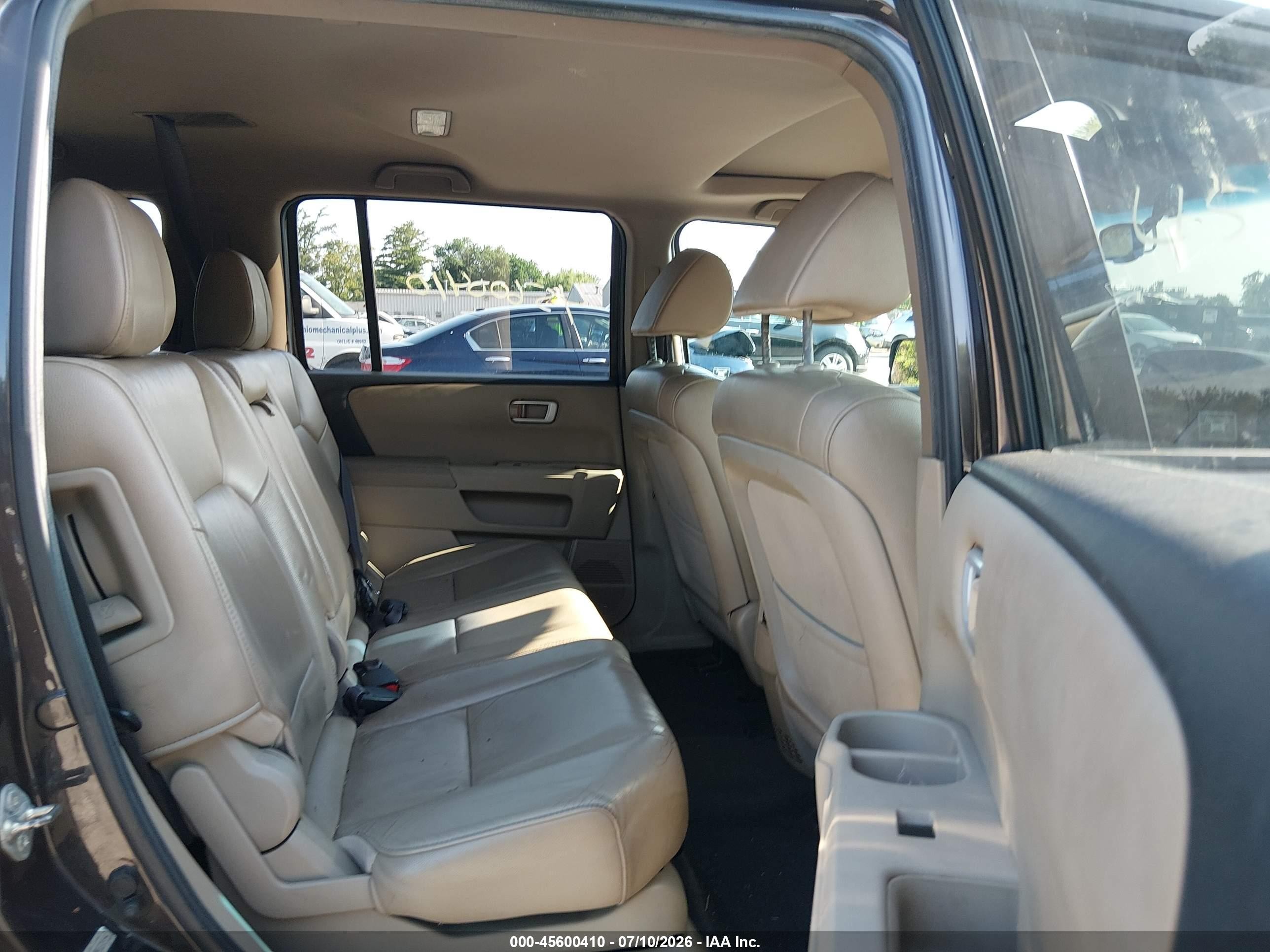 2012 Honda Pilot Ex-l Gray vin: 5FNYF4H52CB020247