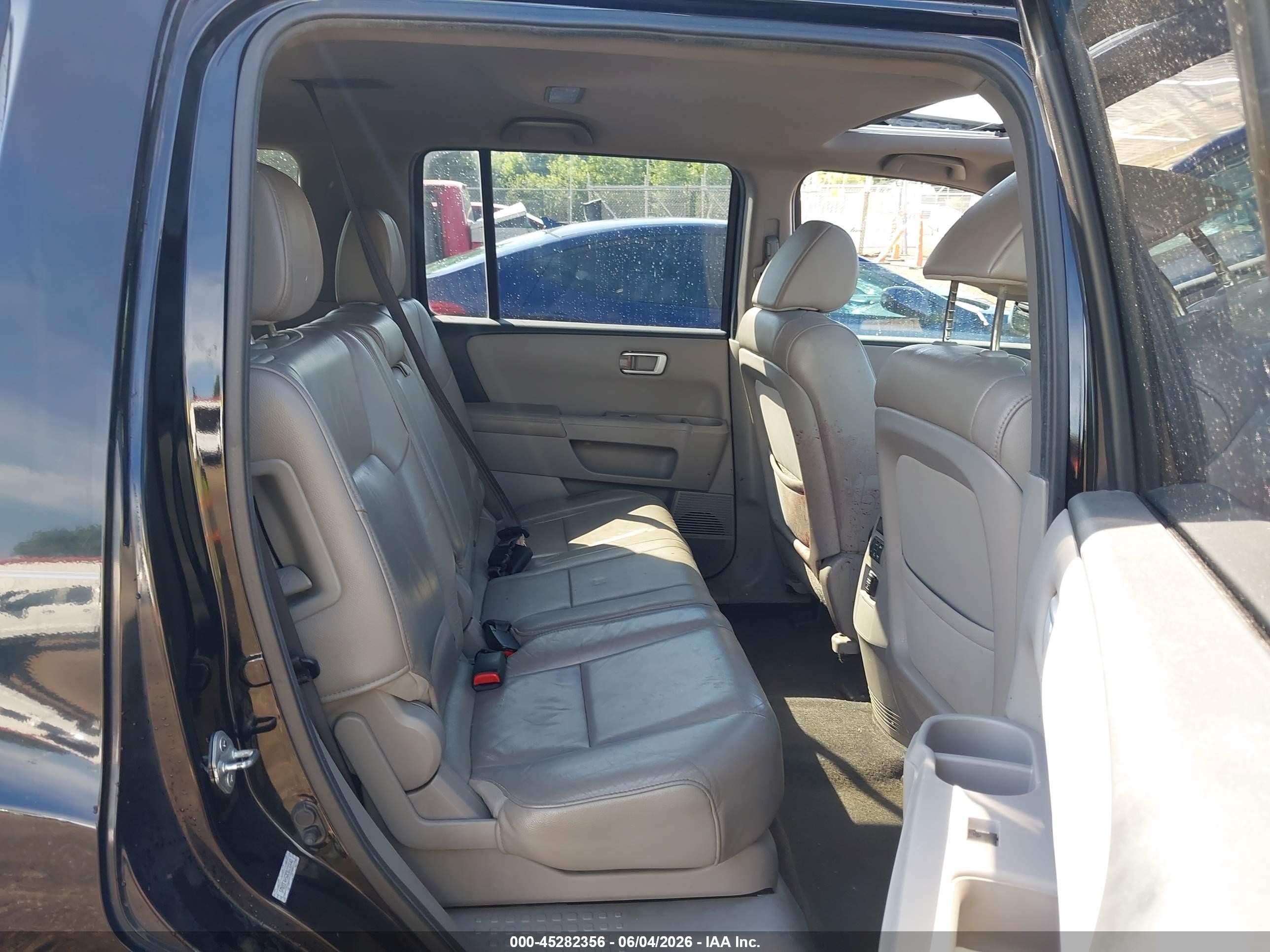2012 Honda Pilot Ex-l Black vin: 5FNYF4H52CB030440