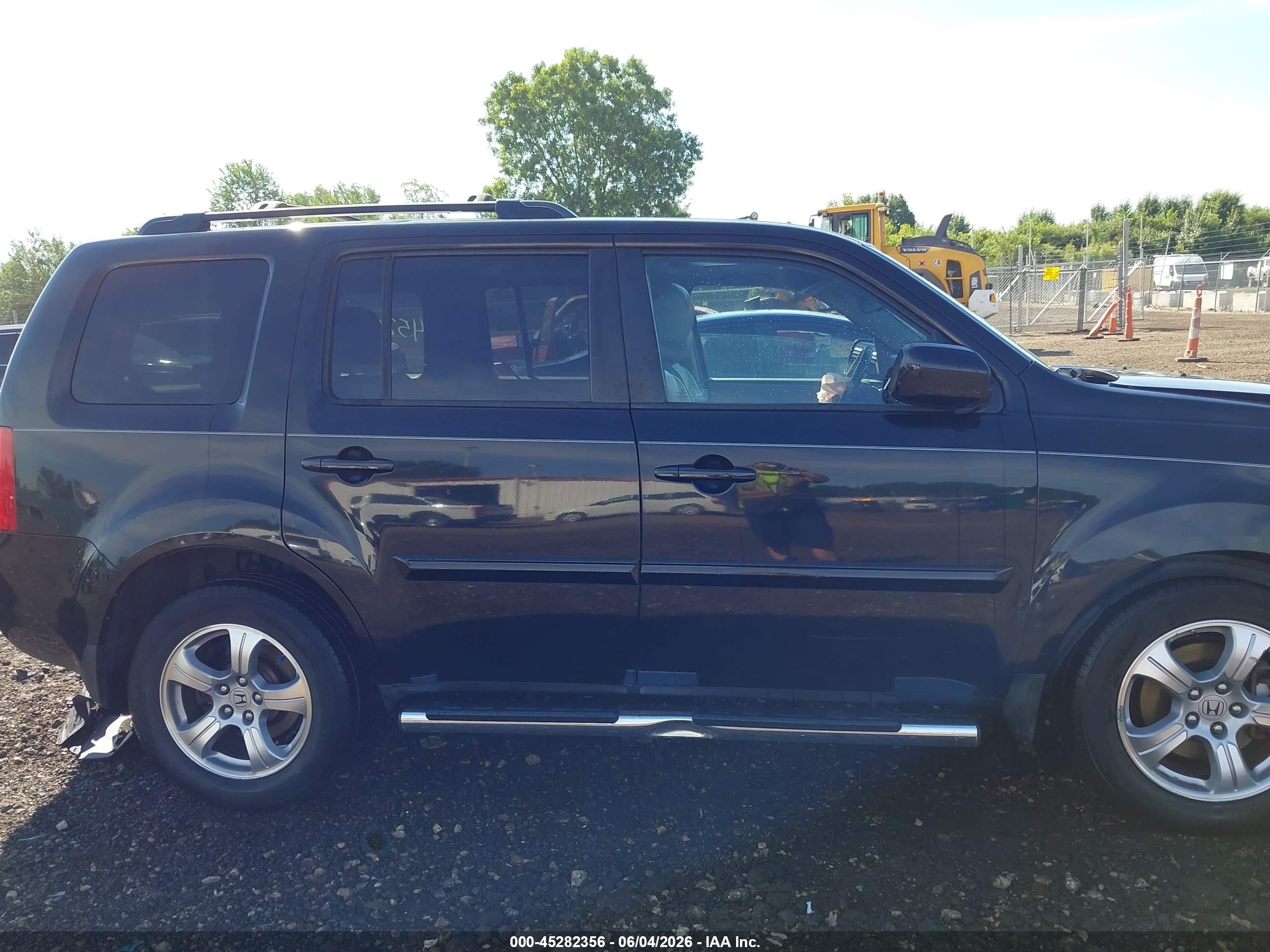 2012 Honda Pilot Ex-l Black vin: 5FNYF4H52CB030440