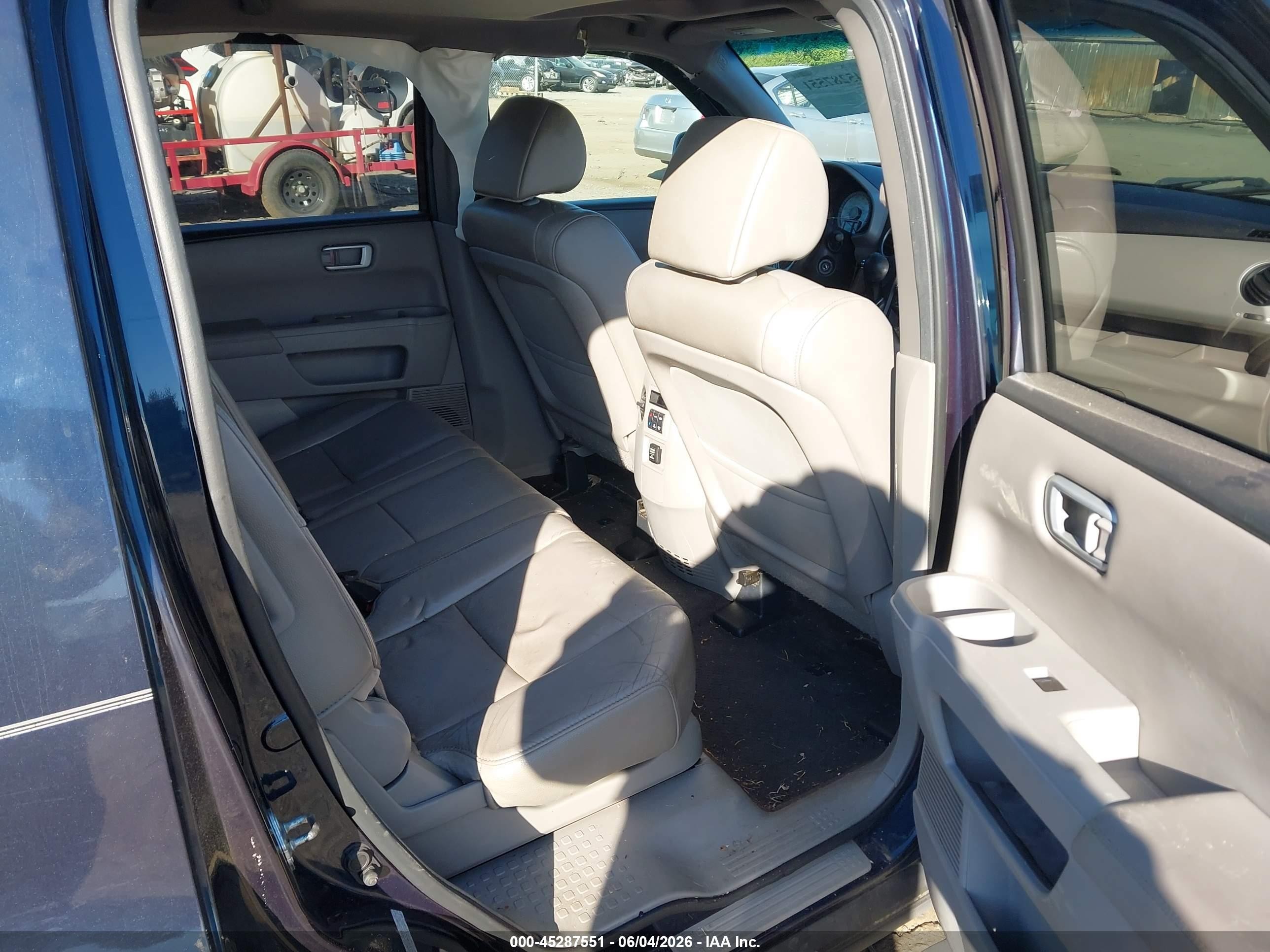 2012 Honda Pilot Ex-l Navy vin: 5FNYF4H52CB036898