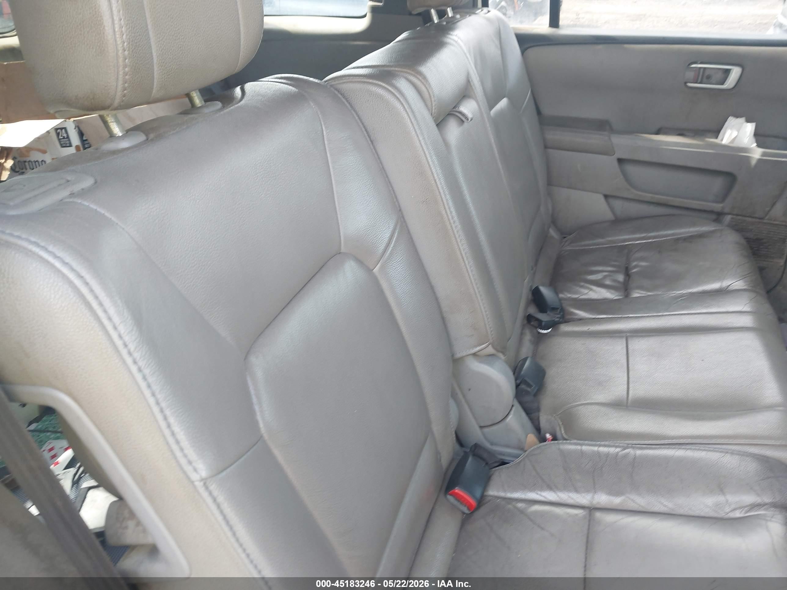 2012 Honda Pilot Ex-l White vin: 5FNYF4H52CB039896