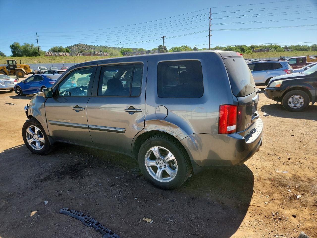 2012 Honda Pilot Exl Charcoal vin: 5FNYF4H52CB060554