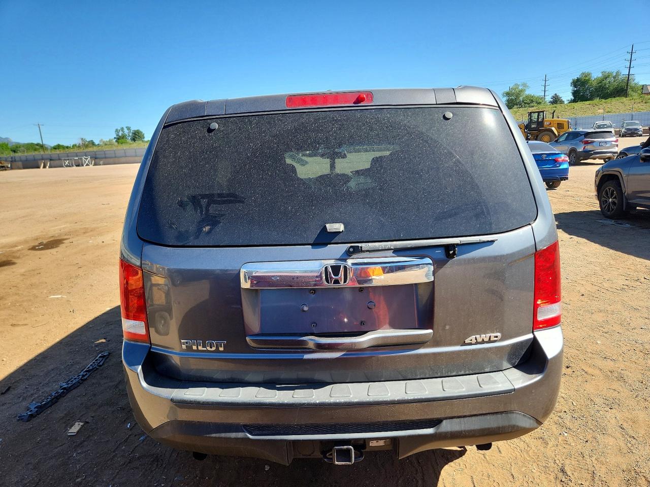 2012 Honda Pilot Exl Charcoal vin: 5FNYF4H52CB060554