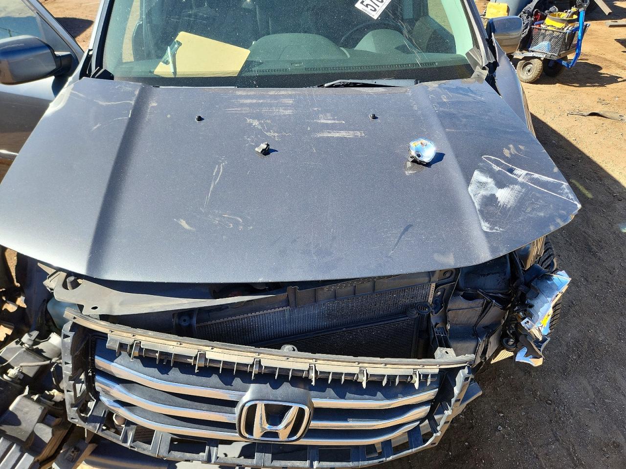 2012 Honda Pilot Exl Charcoal vin: 5FNYF4H52CB060554
