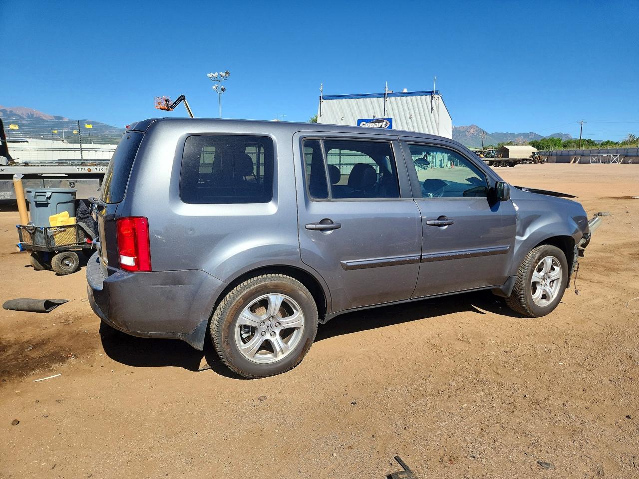 2012 Honda Pilot Exl Charcoal vin: 5FNYF4H52CB060554