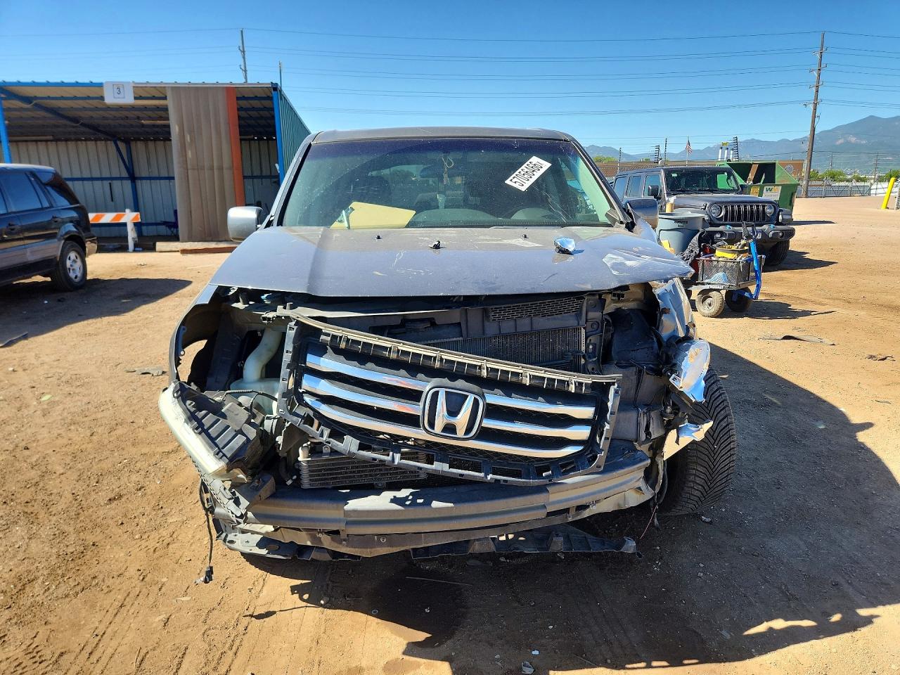 2012 Honda Pilot Exl Charcoal vin: 5FNYF4H52CB060554