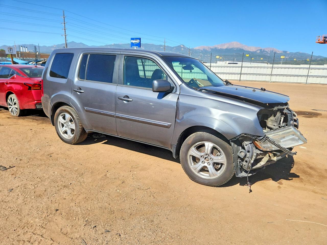 2012 Honda Pilot Exl Charcoal vin: 5FNYF4H52CB060554