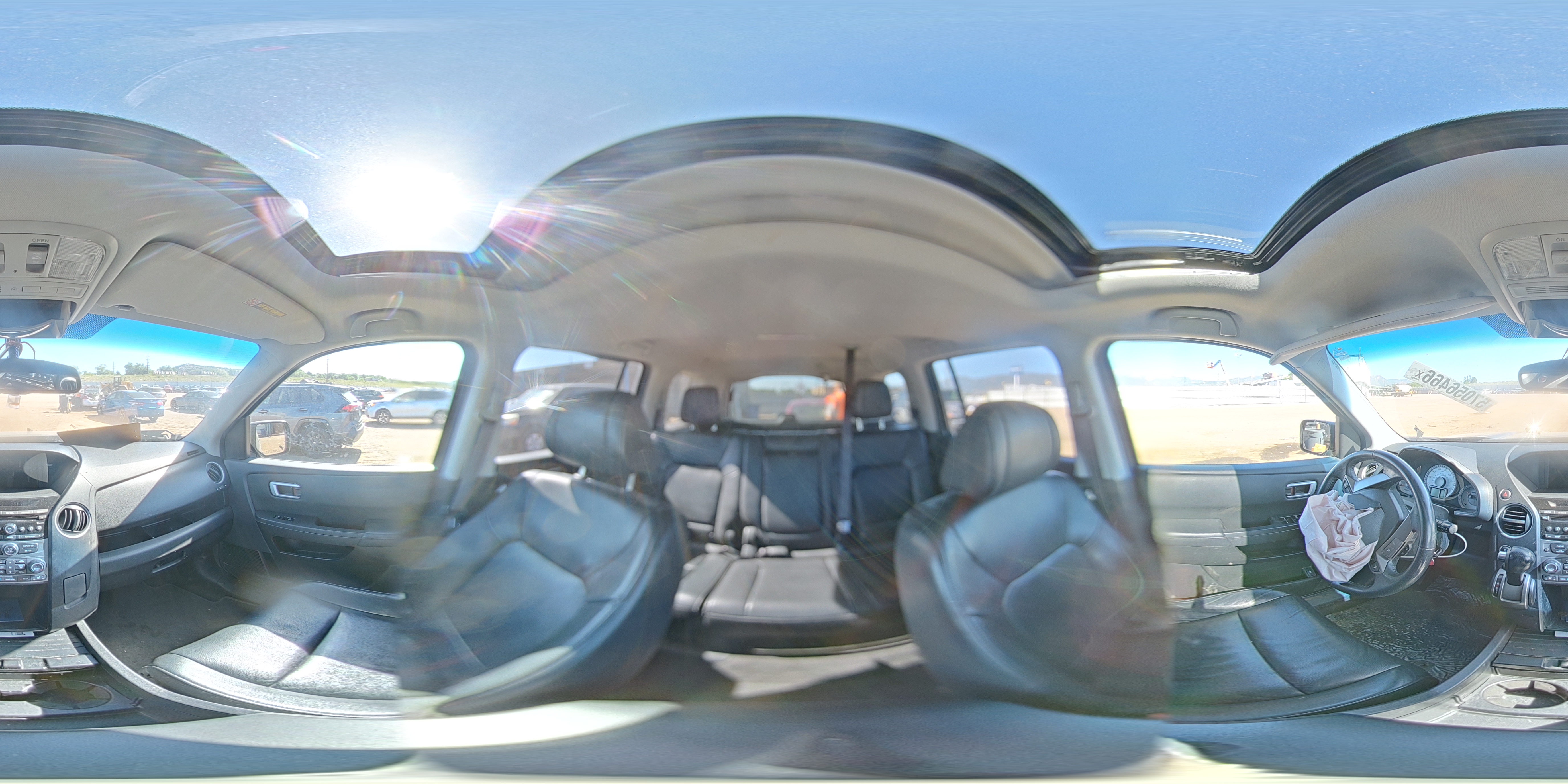 2012 Honda Pilot Exl Charcoal vin: 5FNYF4H52CB060554