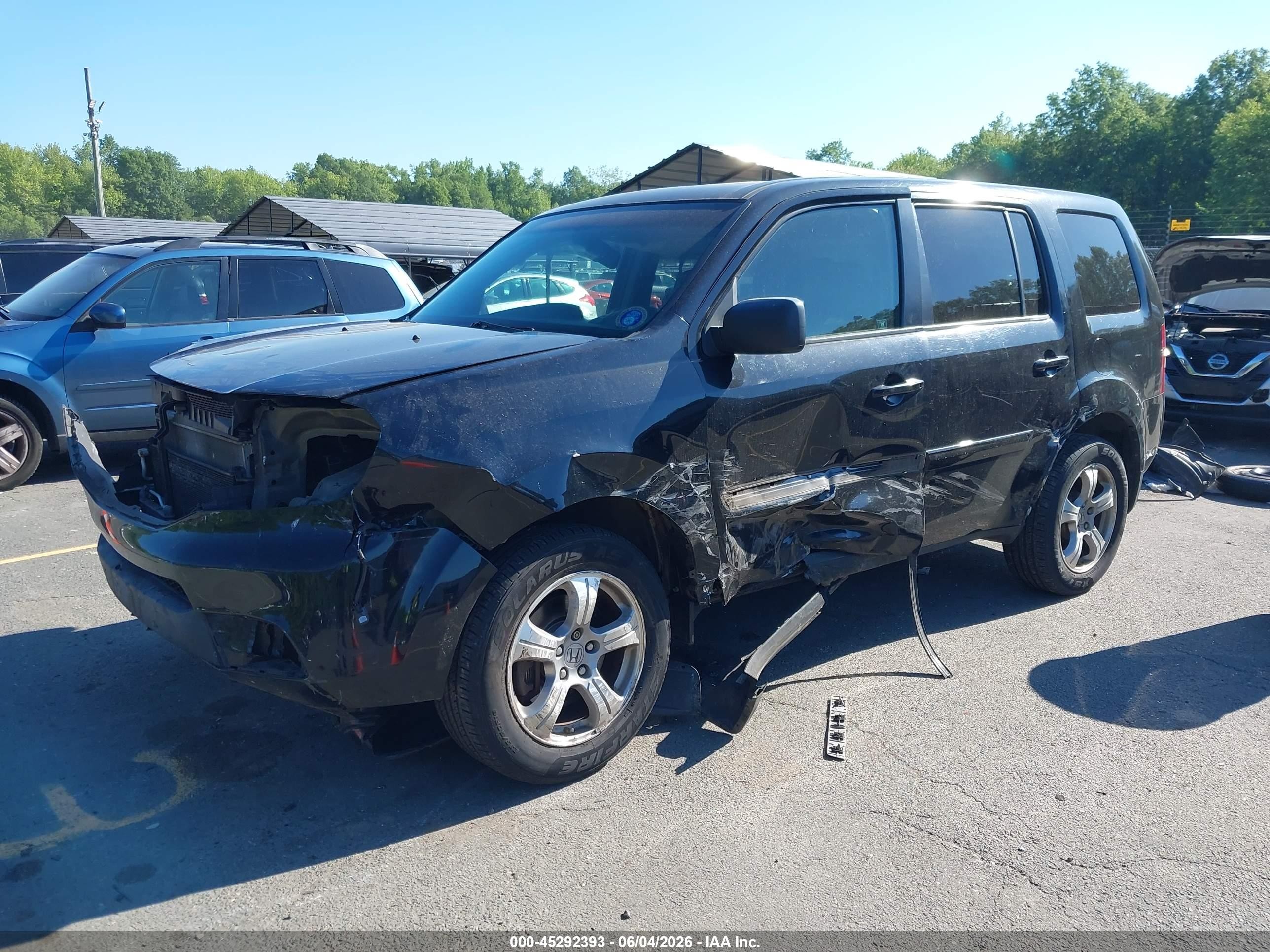 2012 Honda Pilot Ex-l Black vin: 5FNYF4H52CB074504