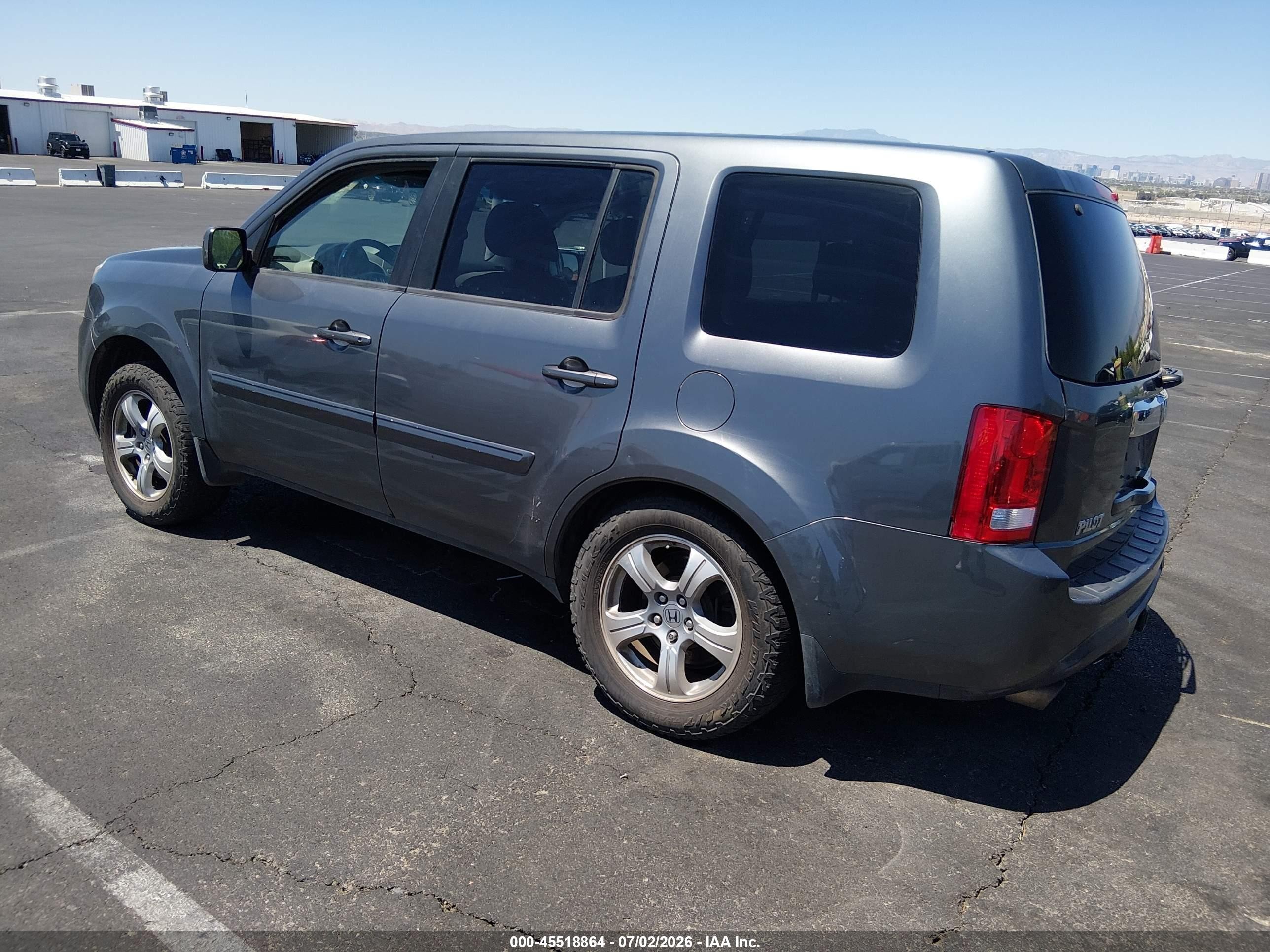 2012 Honda Pilot Ex-l Gray vin: 5FNYF4H52CB082862