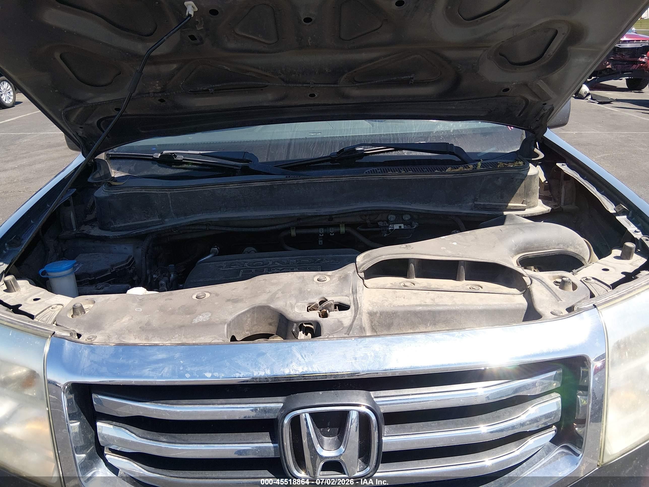 2012 Honda Pilot Ex-l Gray vin: 5FNYF4H52CB082862