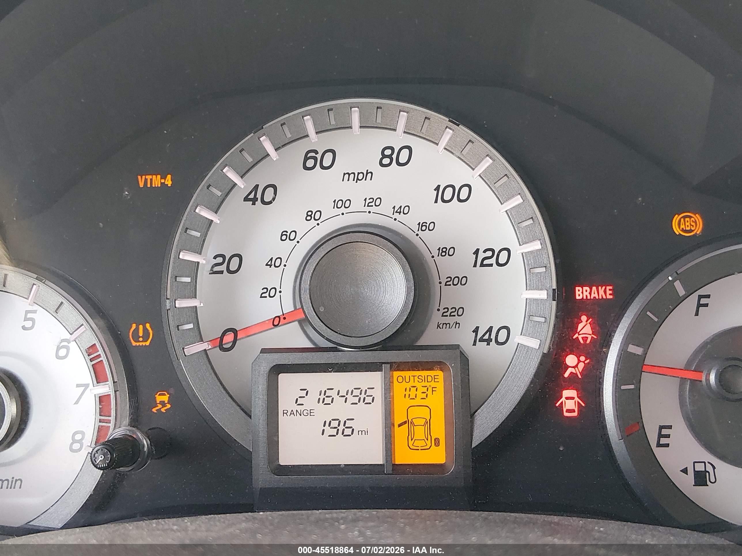 2012 Honda Pilot Ex-l Gray vin: 5FNYF4H52CB082862