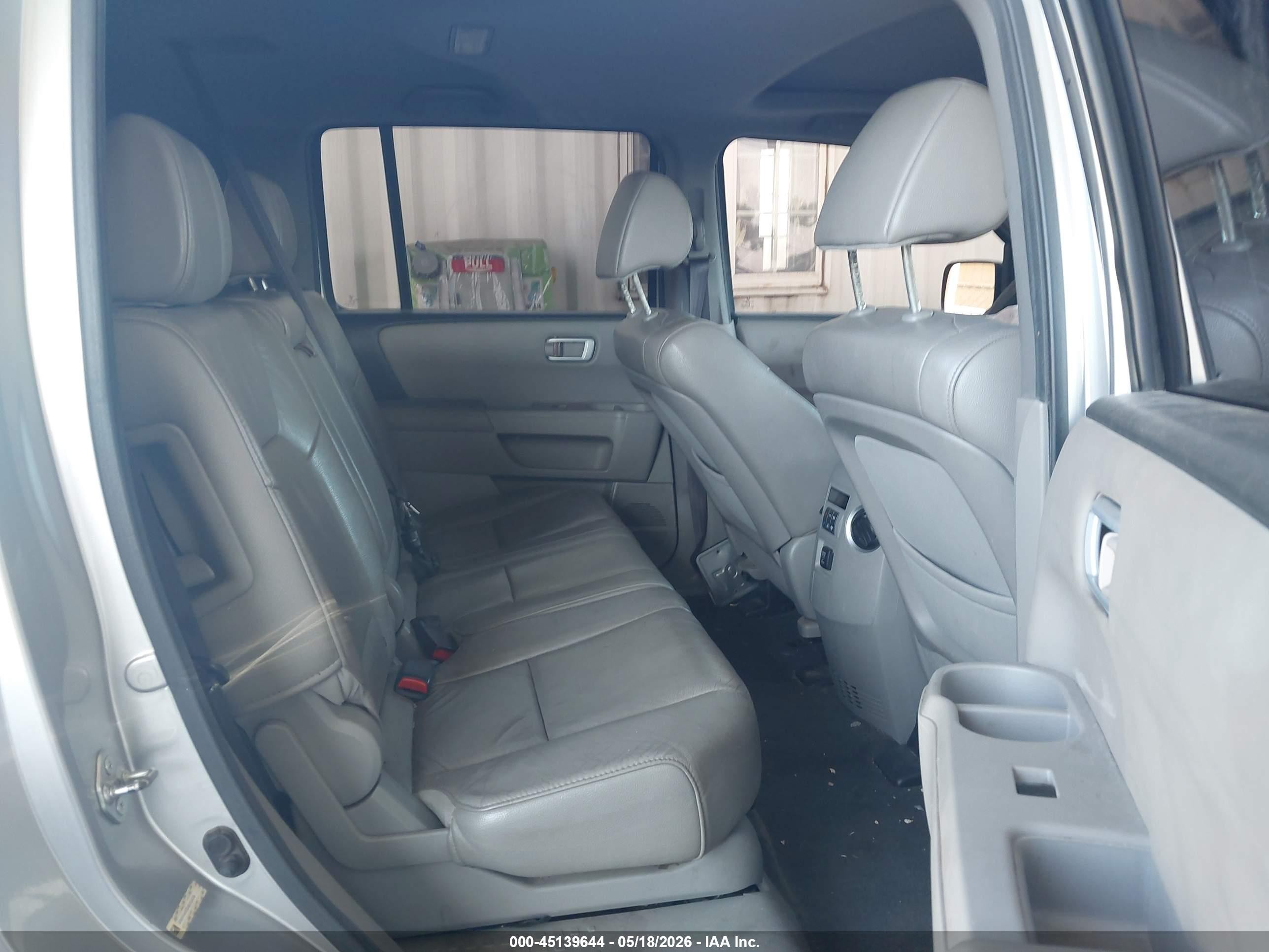 2013 Honda Pilot Ex-l Silver vin: 5FNYF4H52DB023036