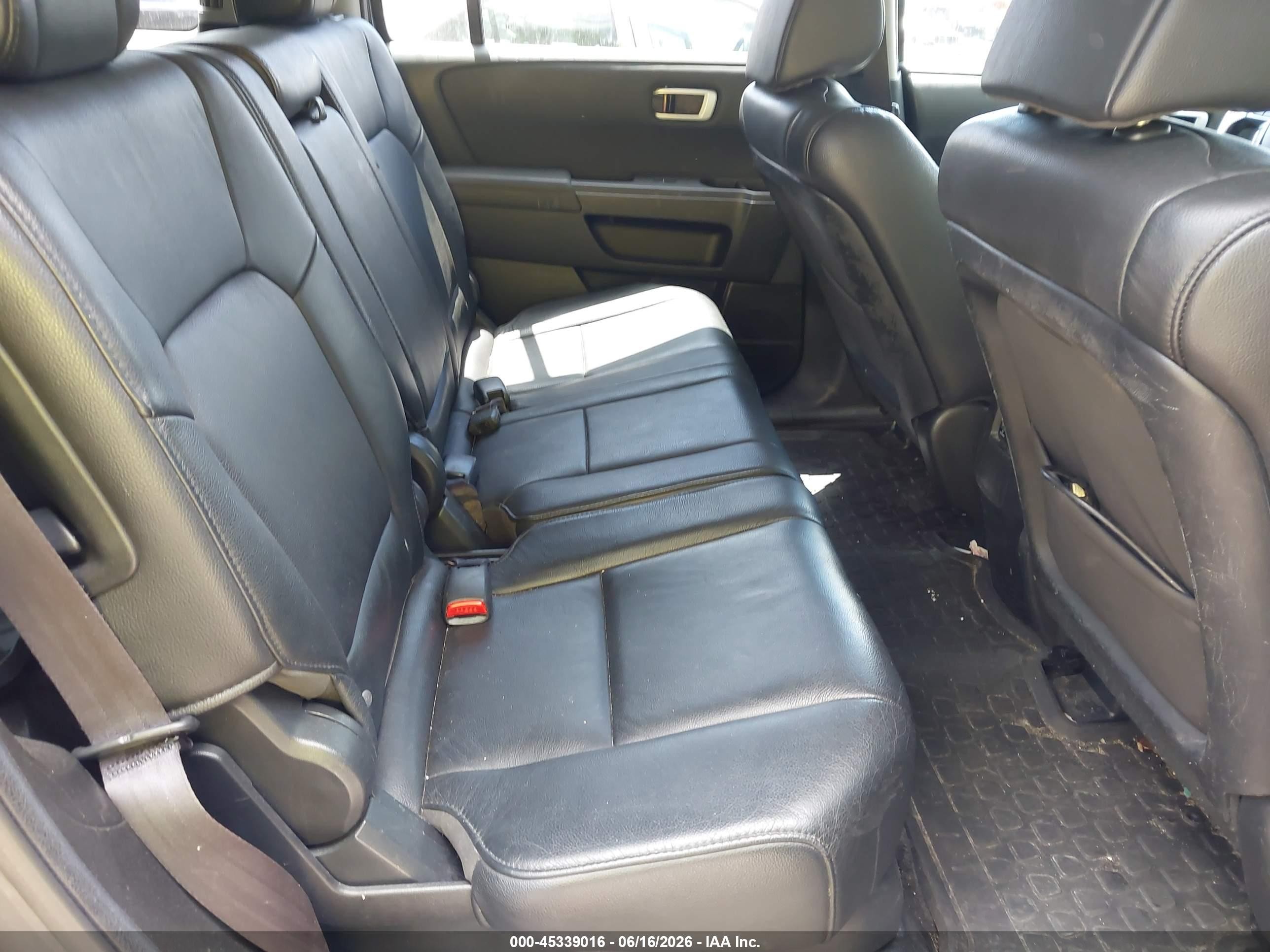 2013 Honda Pilot Ex-l Gray vin: 5FNYF4H52DB026874