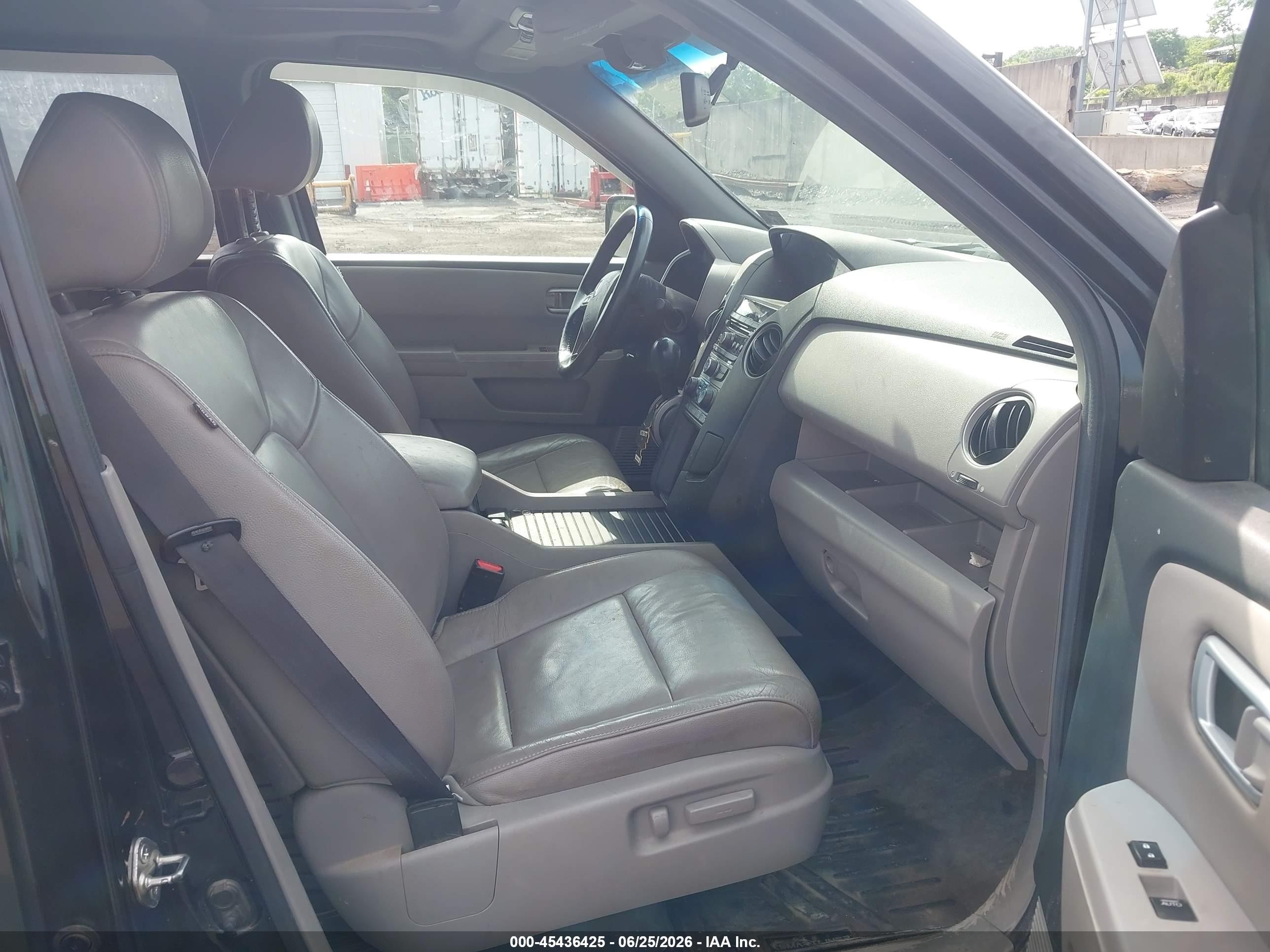 2013 Honda Pilot Ex-l Black vin: 5FNYF4H52DB040807