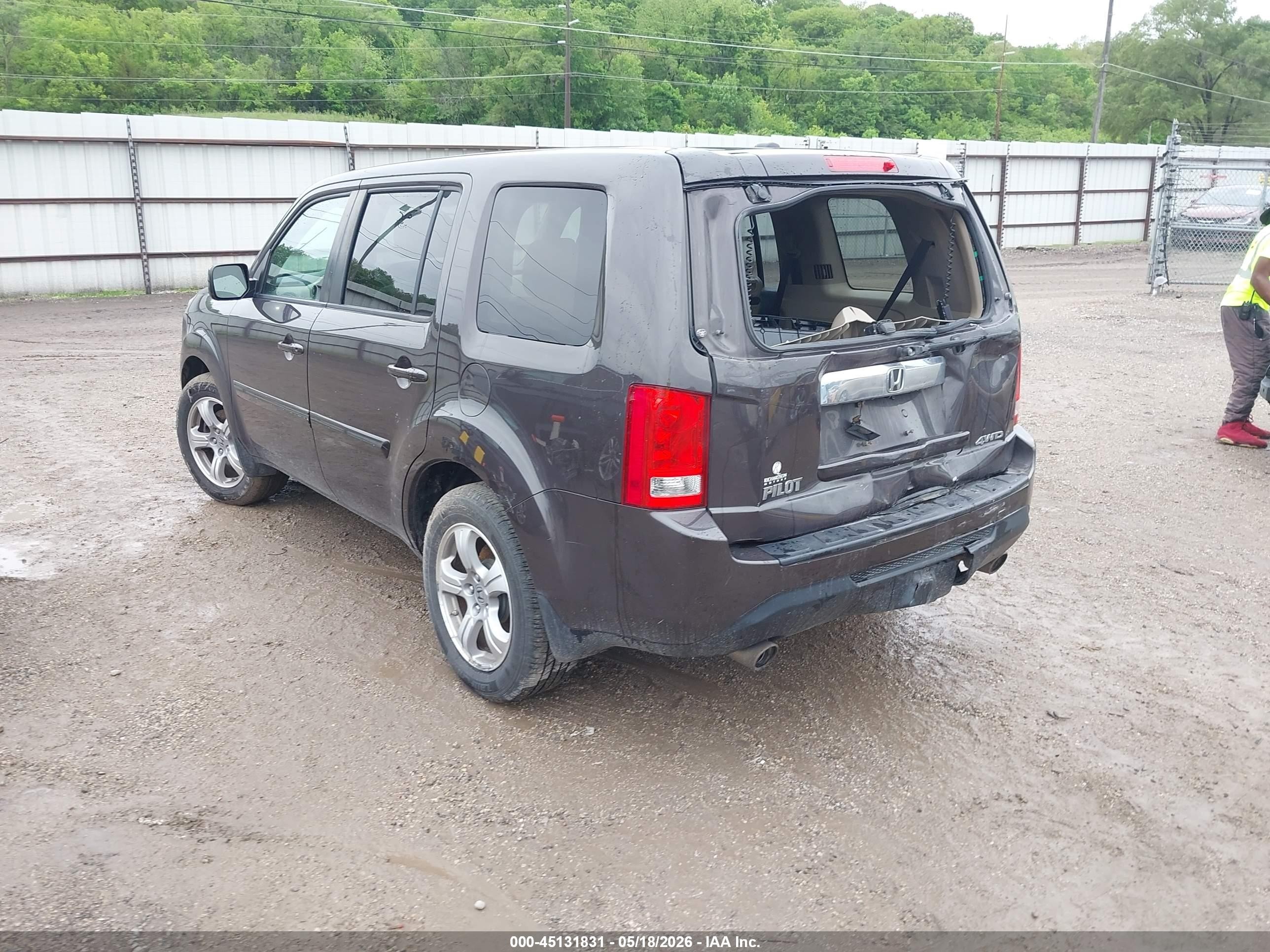 2013 Honda Pilot Ex-l Black vin: 5FNYF4H52DB045411