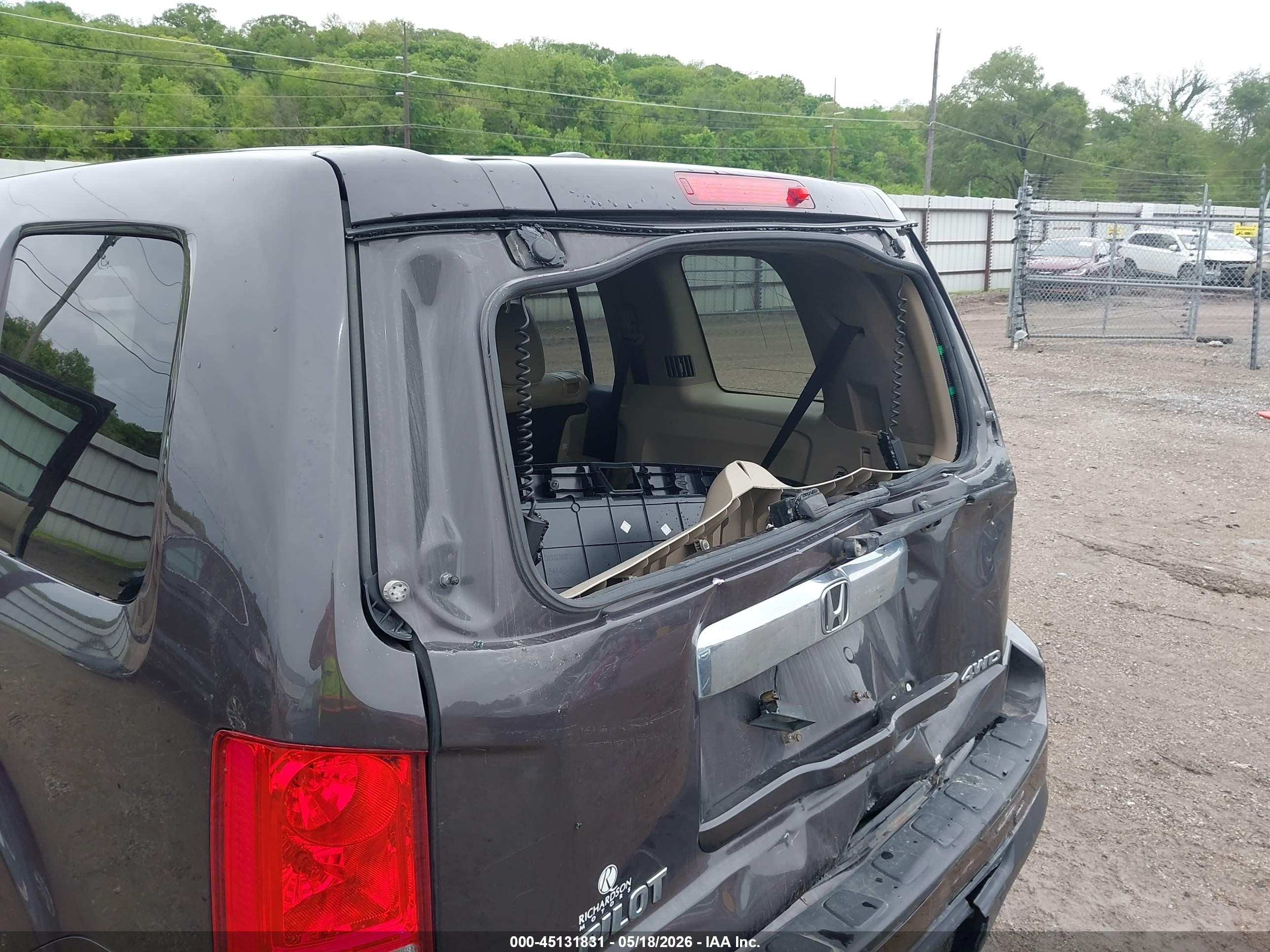 2013 Honda Pilot Ex-l Black vin: 5FNYF4H52DB045411