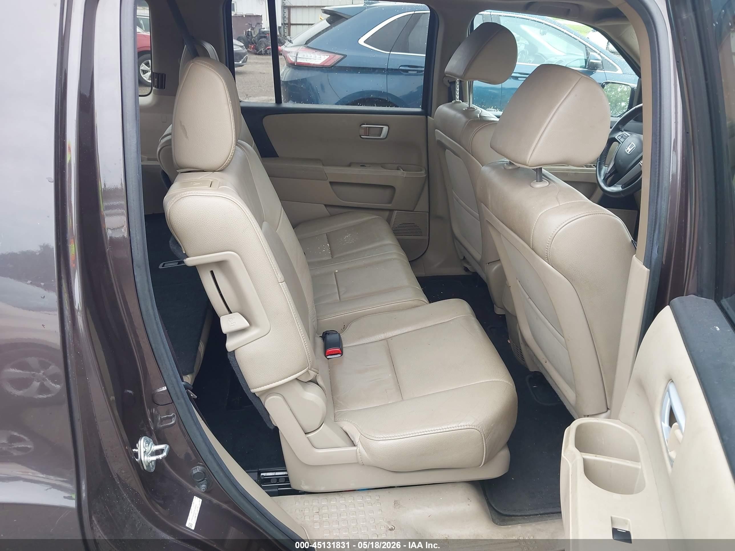 2013 Honda Pilot Ex-l Black vin: 5FNYF4H52DB045411