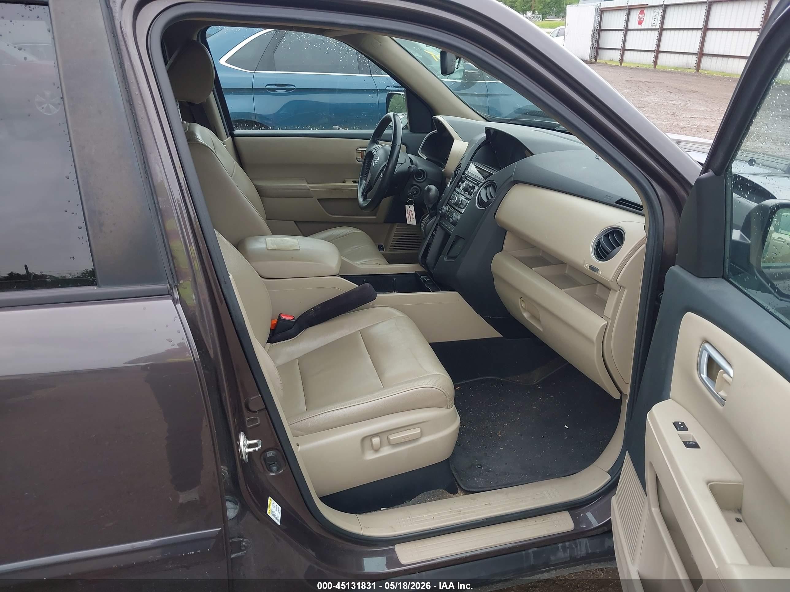 2013 Honda Pilot Ex-l Black vin: 5FNYF4H52DB045411