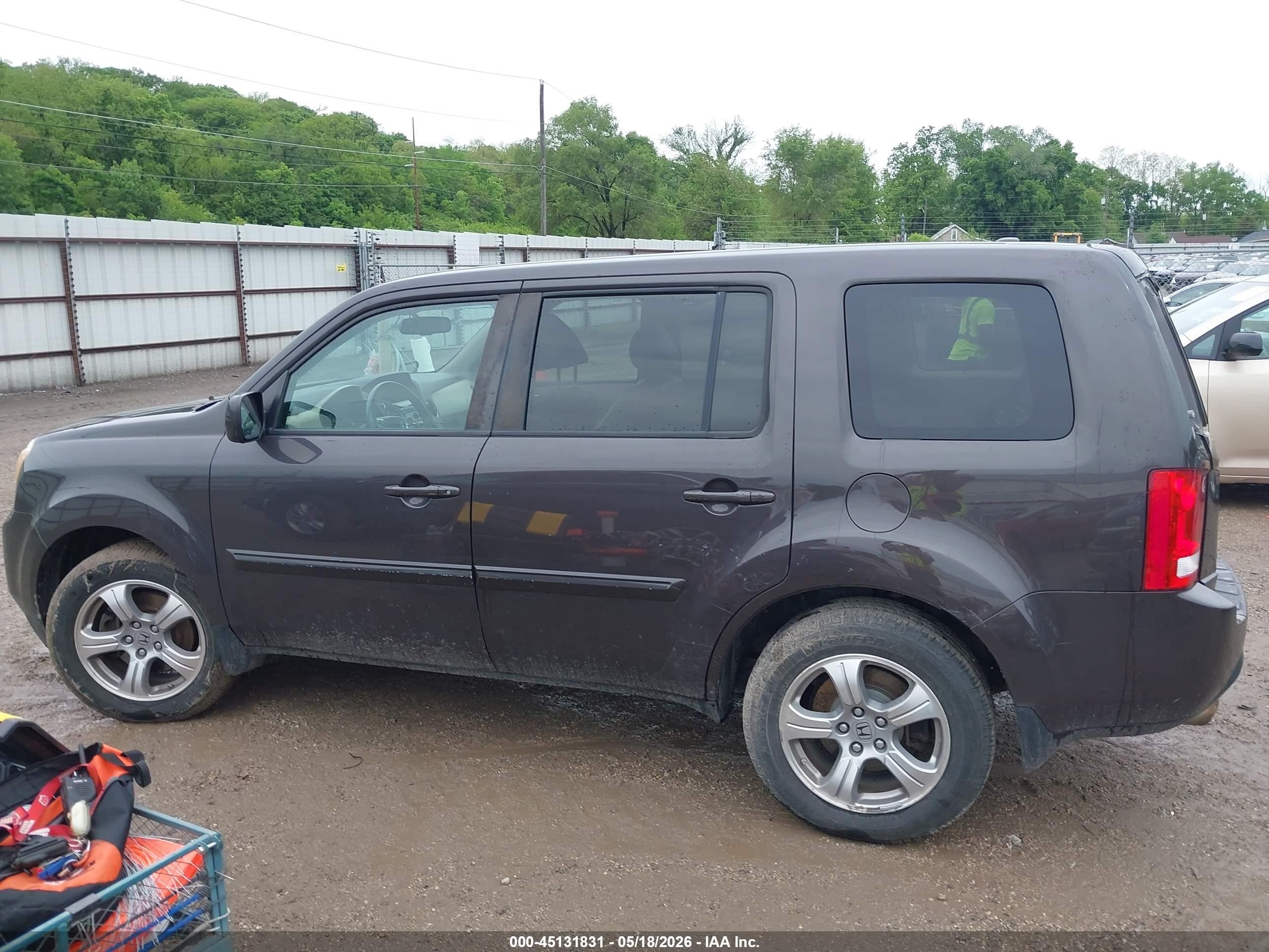 2013 Honda Pilot Ex-l Black vin: 5FNYF4H52DB045411