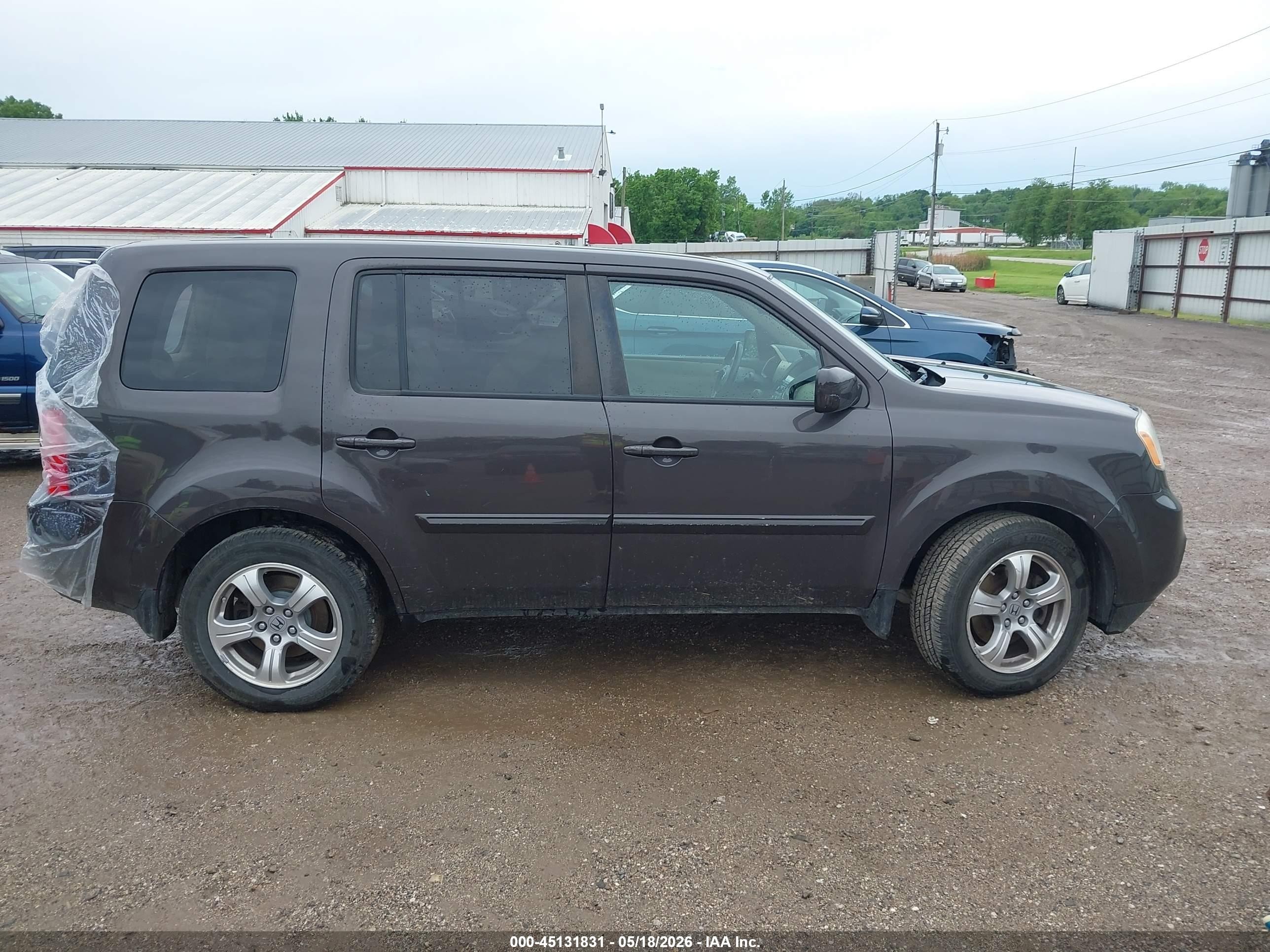 2013 Honda Pilot Ex-l Black vin: 5FNYF4H52DB045411