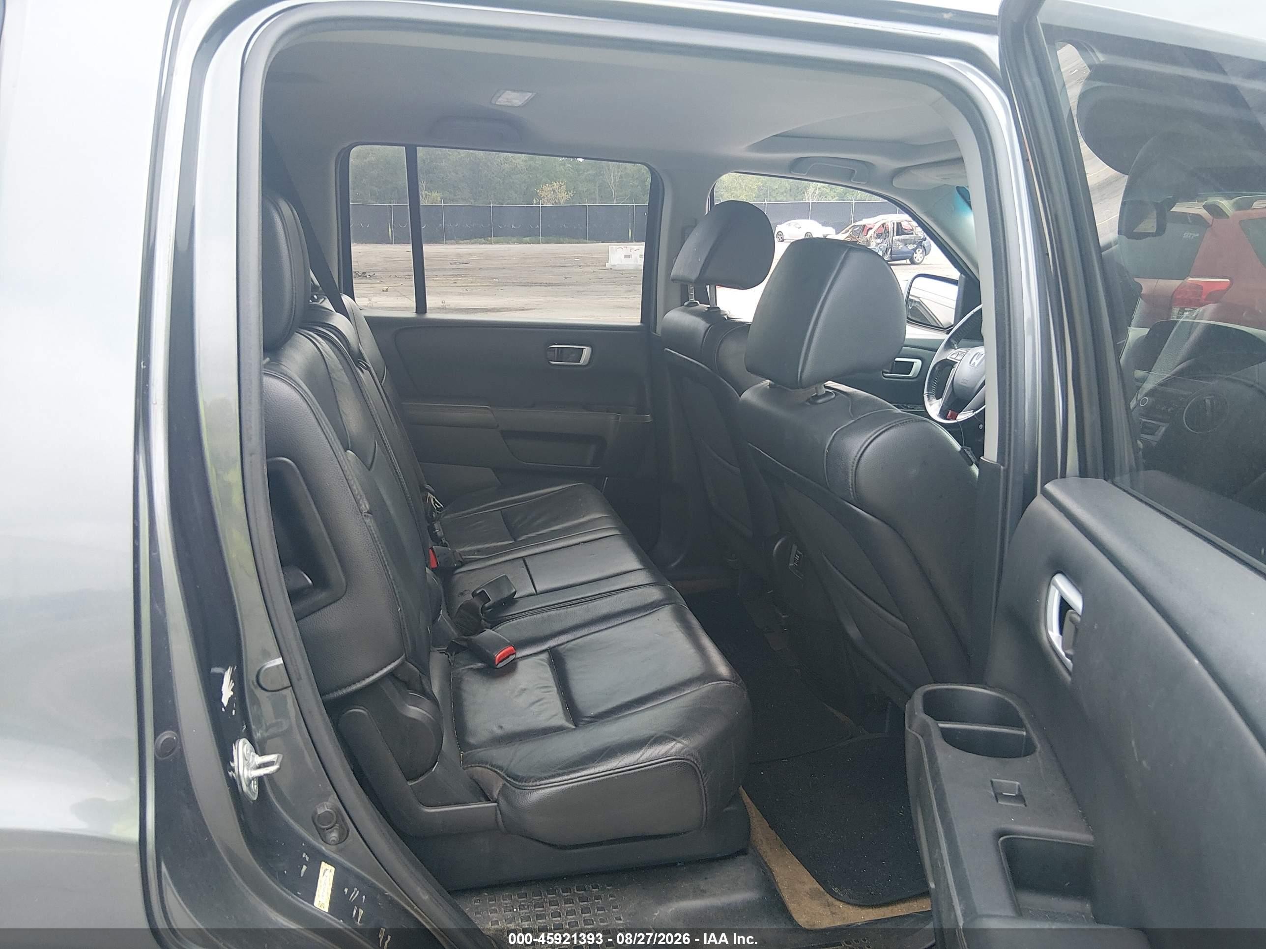 2013 Honda Pilot Ex-l Gray vin: 5FNYF4H52DB054142