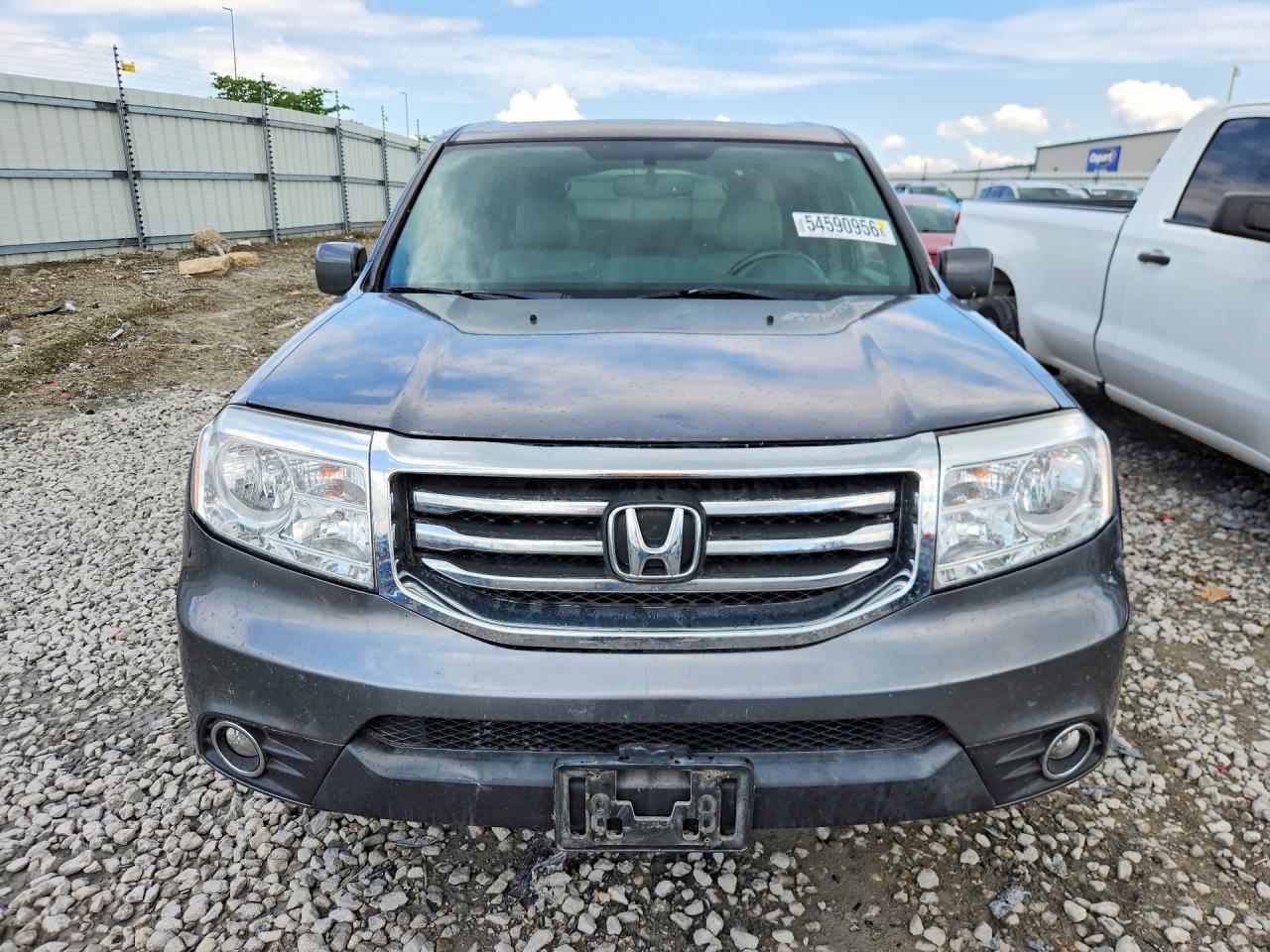 2013 Honda Pilot Exl Gray vin: 5FNYF4H52DB065044