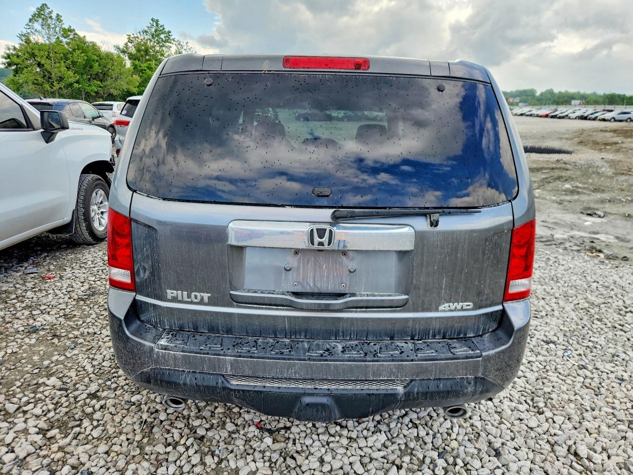 2013 Honda Pilot Exl Gray vin: 5FNYF4H52DB065044